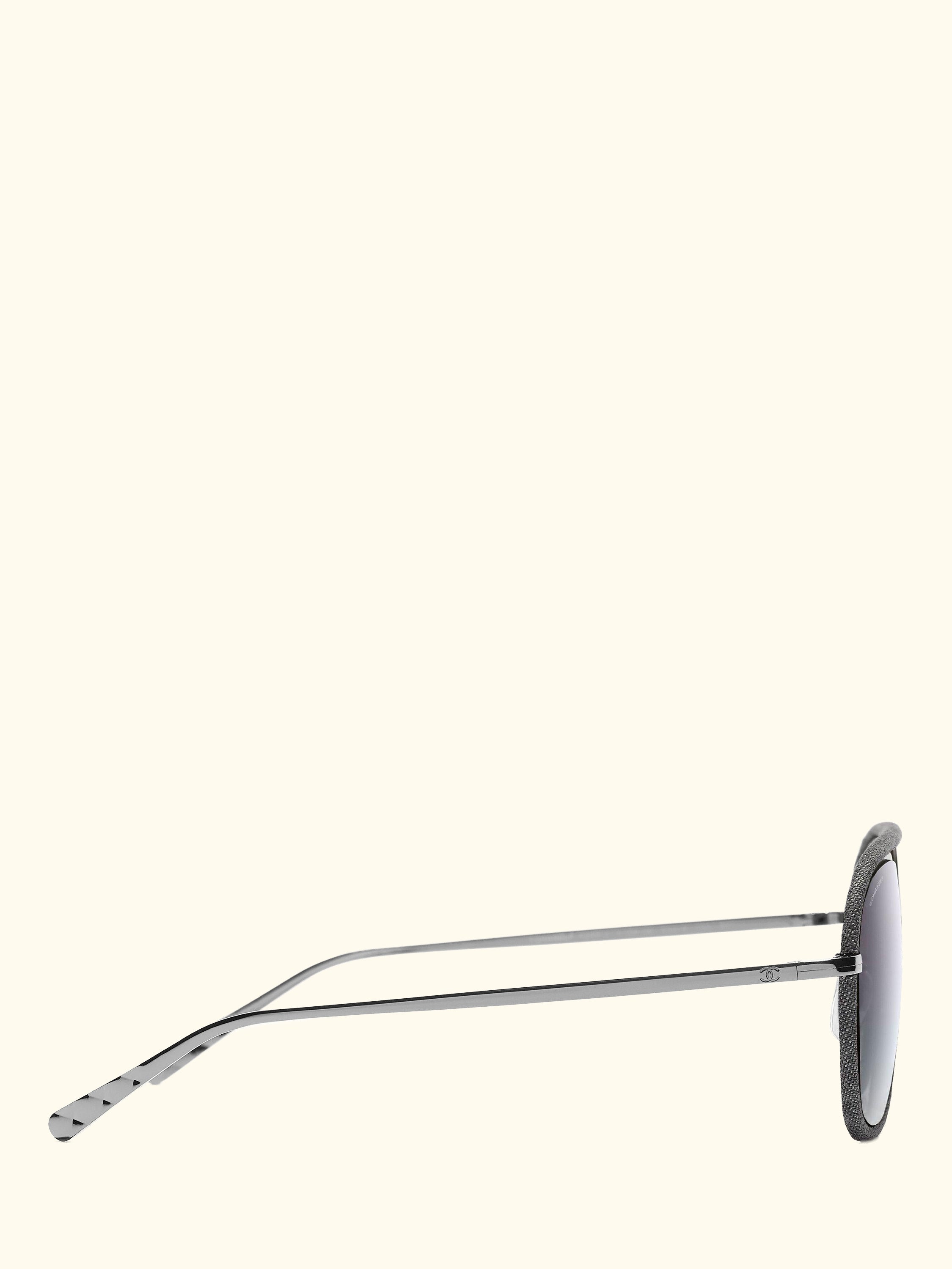 Oval Sunglasses CH4249J Silver/Grey Gradient