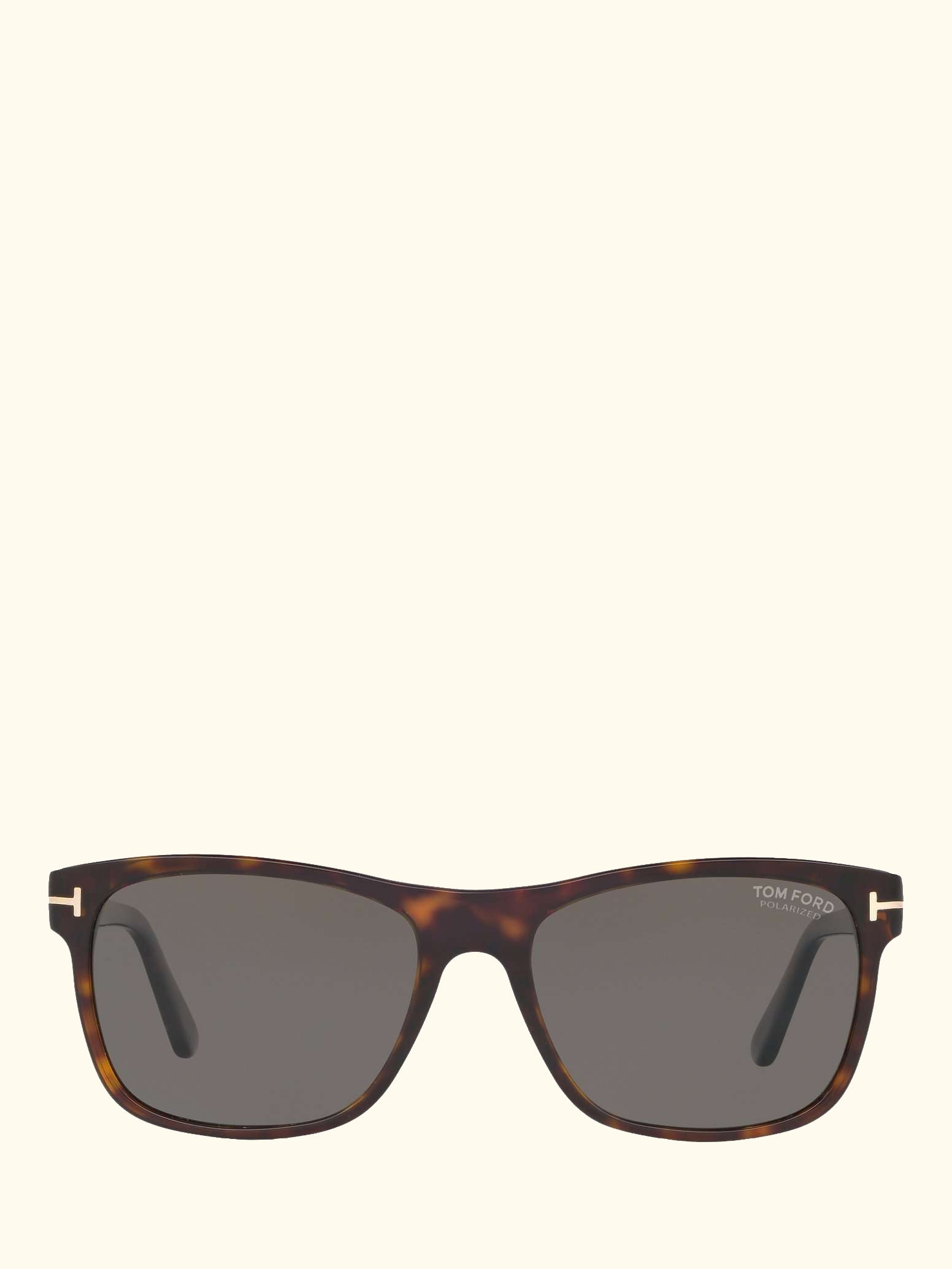 FT0698 Men's Giulio Polarised Square Sunglasses, Tortoise/Grey