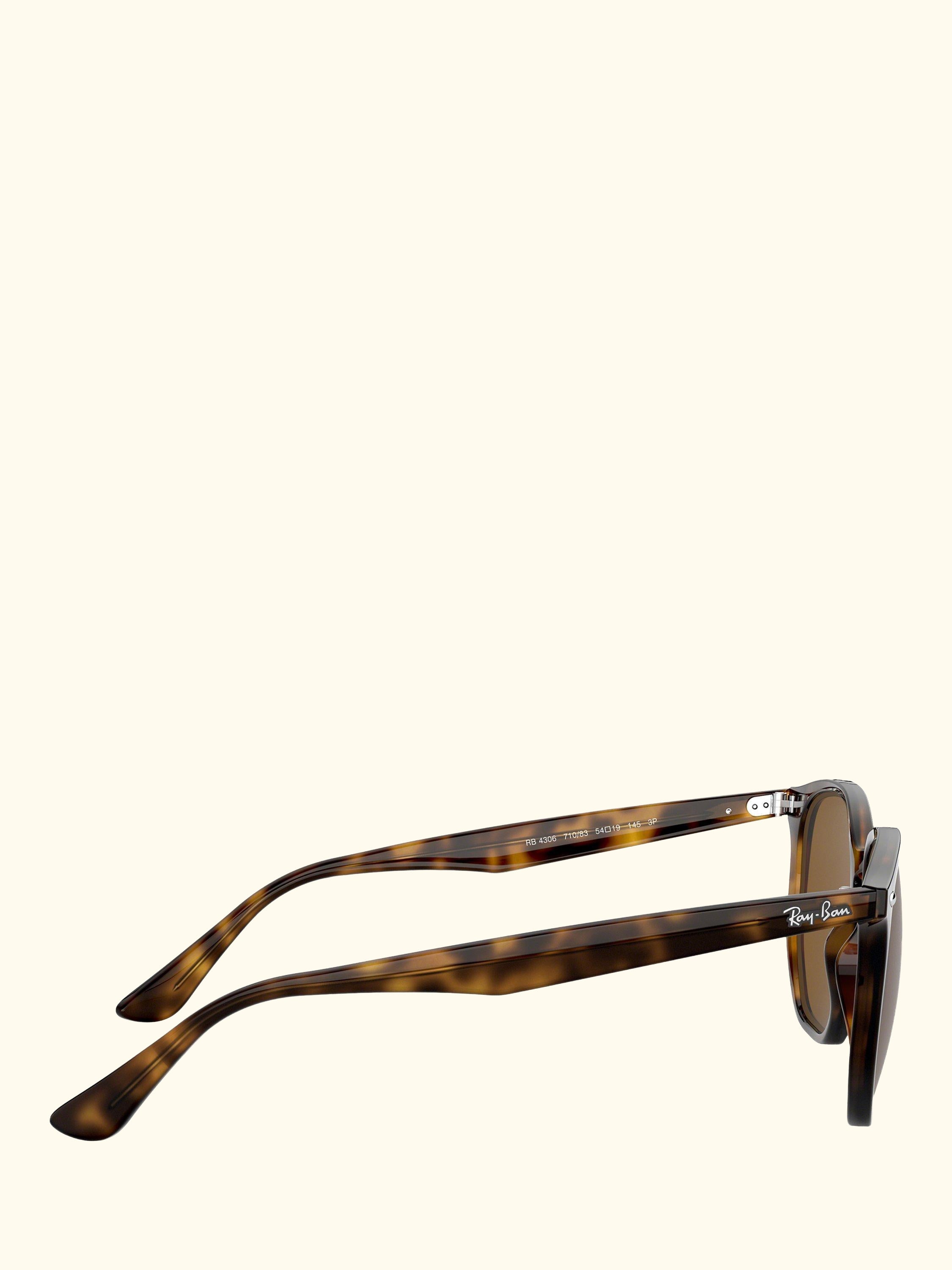 RB4306 Unisex Polarised Sunglasses, Havana/Brown