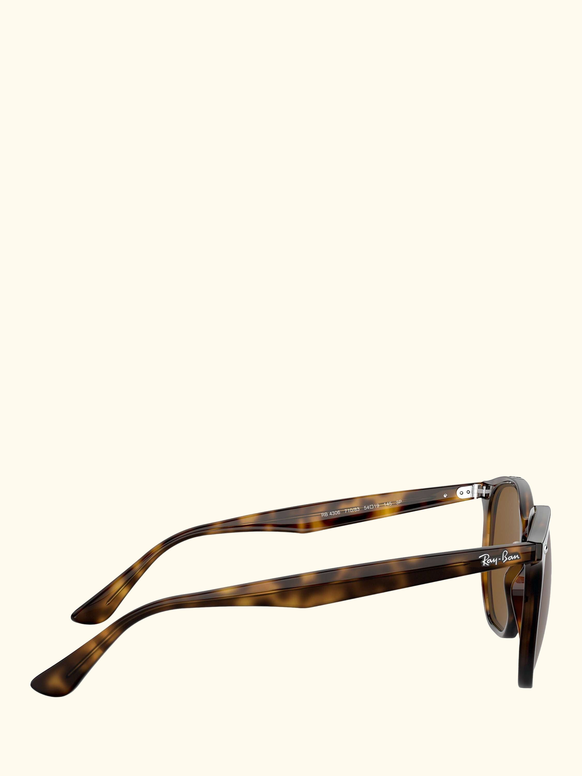 RB4306 Unisex Polarised Sunglasses, Havana/Brown