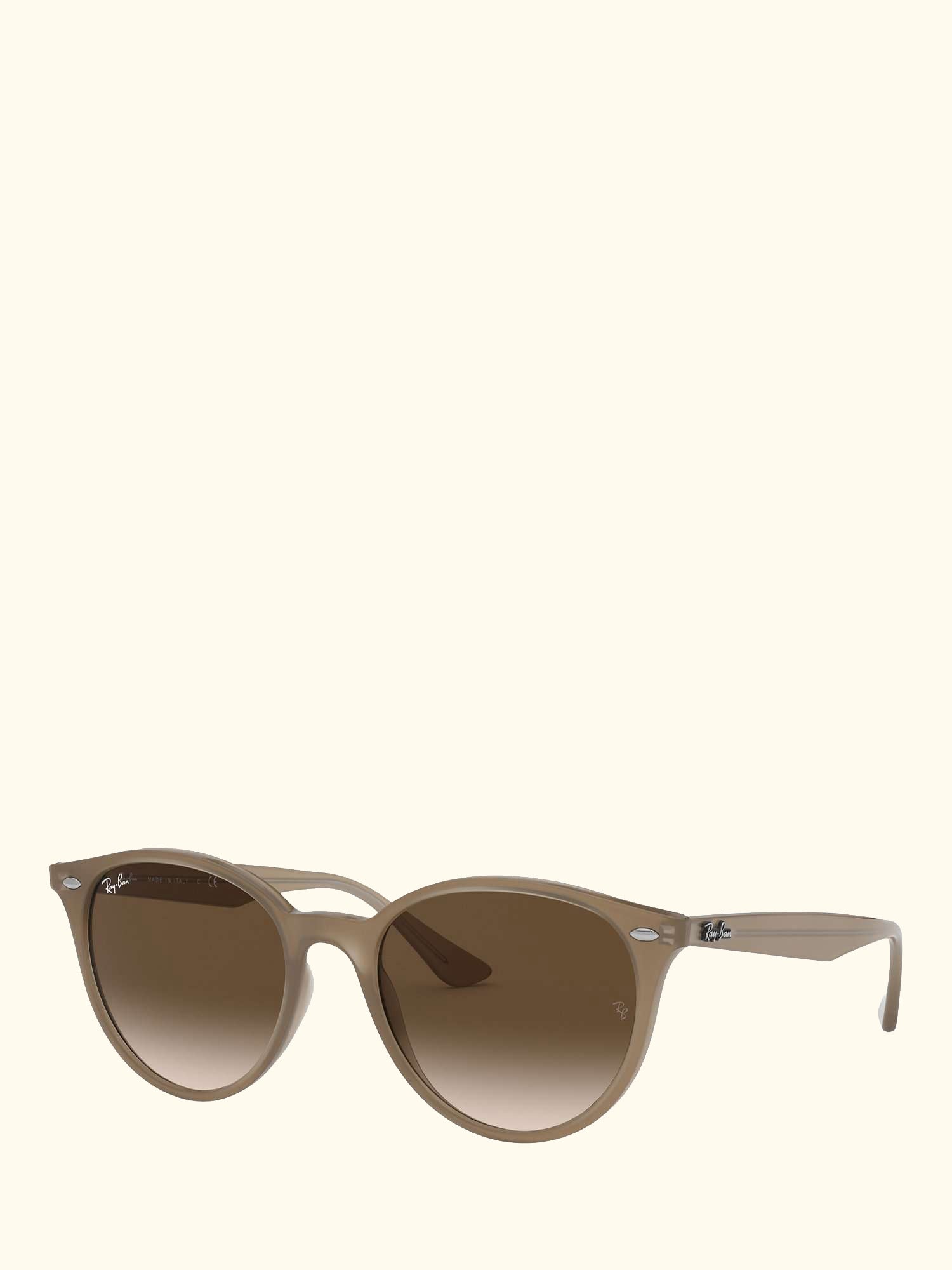 RB4305 Unisex Oval Sunglasses, Opal Beige/Brown Gradient