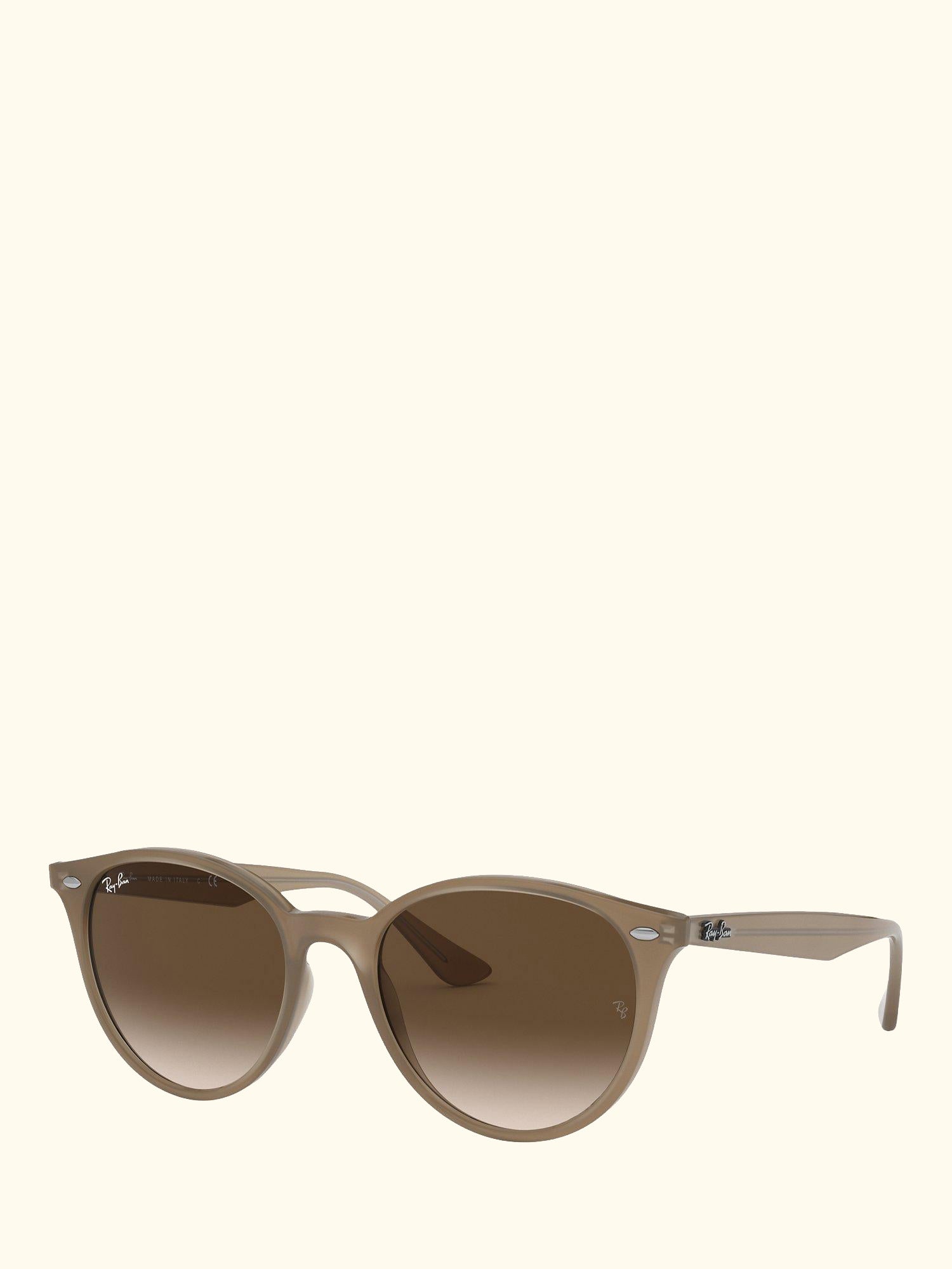 RB4305 Unisex Oval Sunglasses, Opal Beige/Brown Gradient