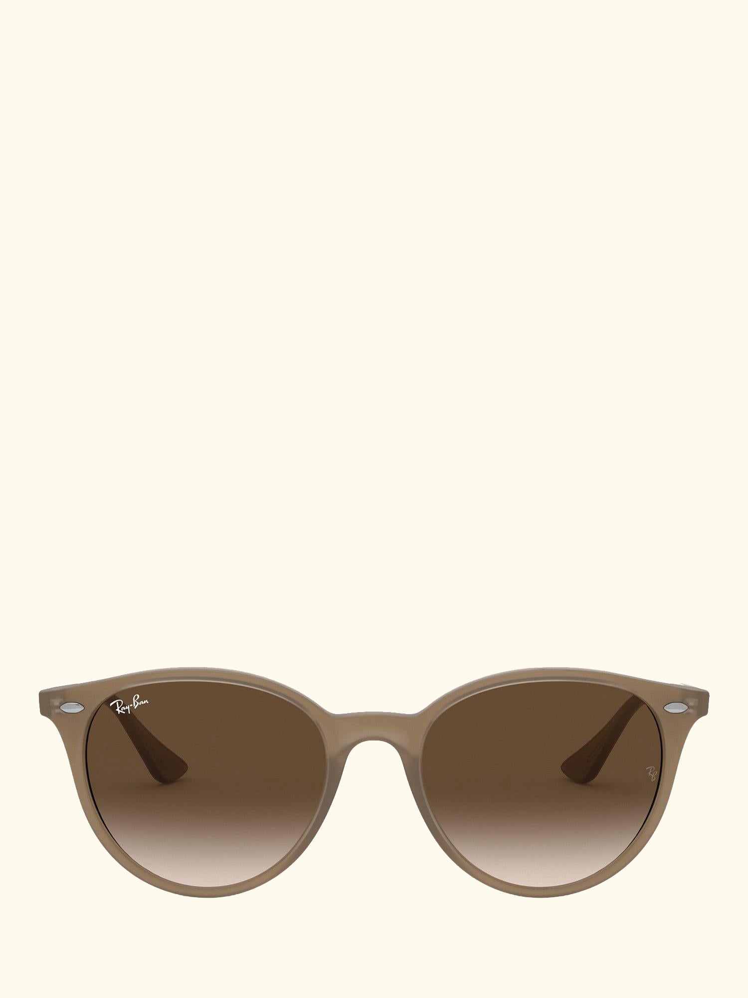 RB4305 Unisex Oval Sunglasses, Opal Beige/Brown Gradient