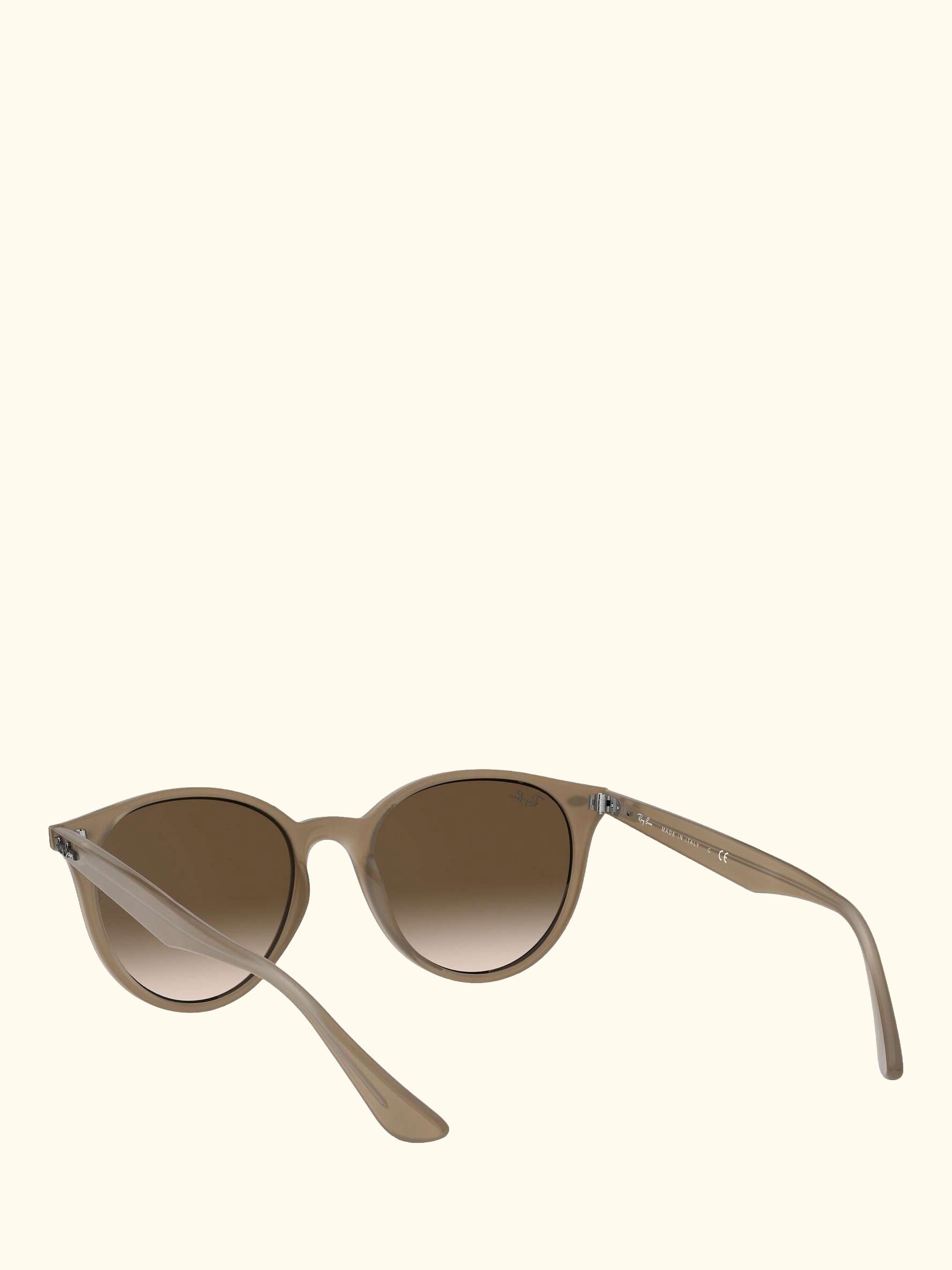 RB4305 Unisex Oval Sunglasses, Opal Beige/Brown Gradient