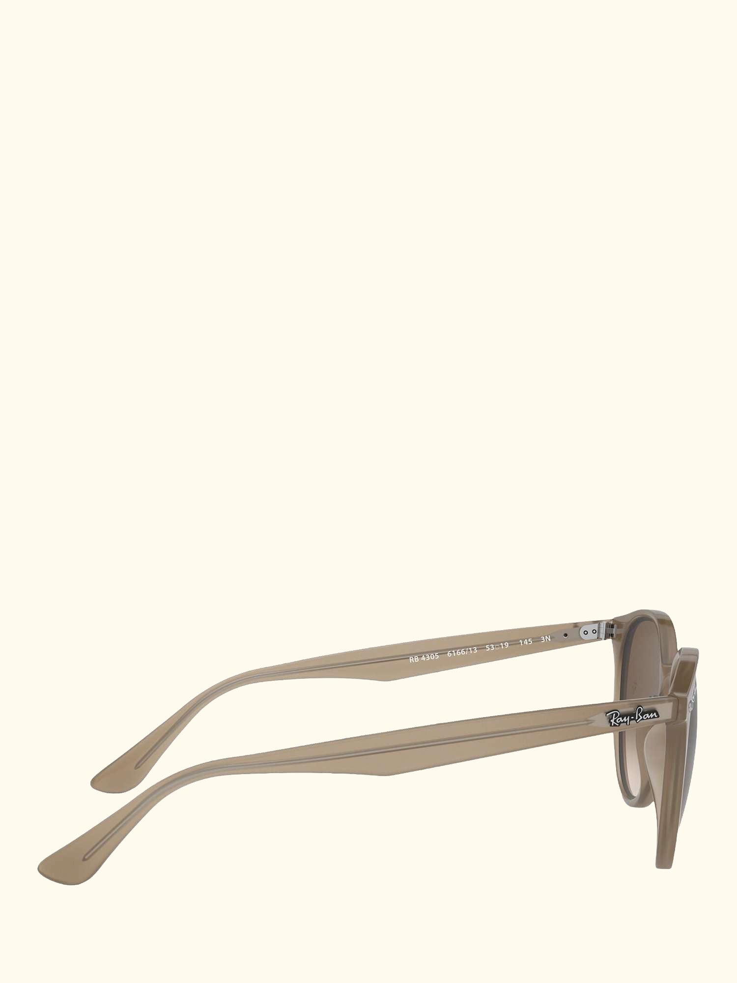 RB4305 Unisex Oval Sunglasses, Opal Beige/Brown Gradient