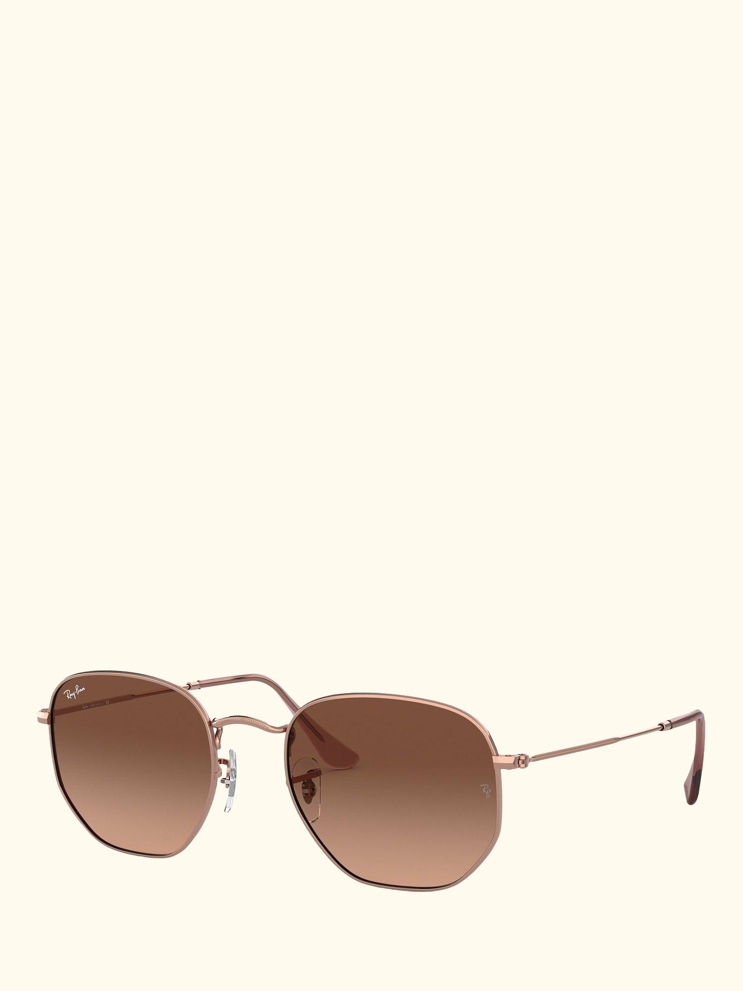 RB3548N Unisex Hexagonal Sunglasses, Copper/Brown Gradient