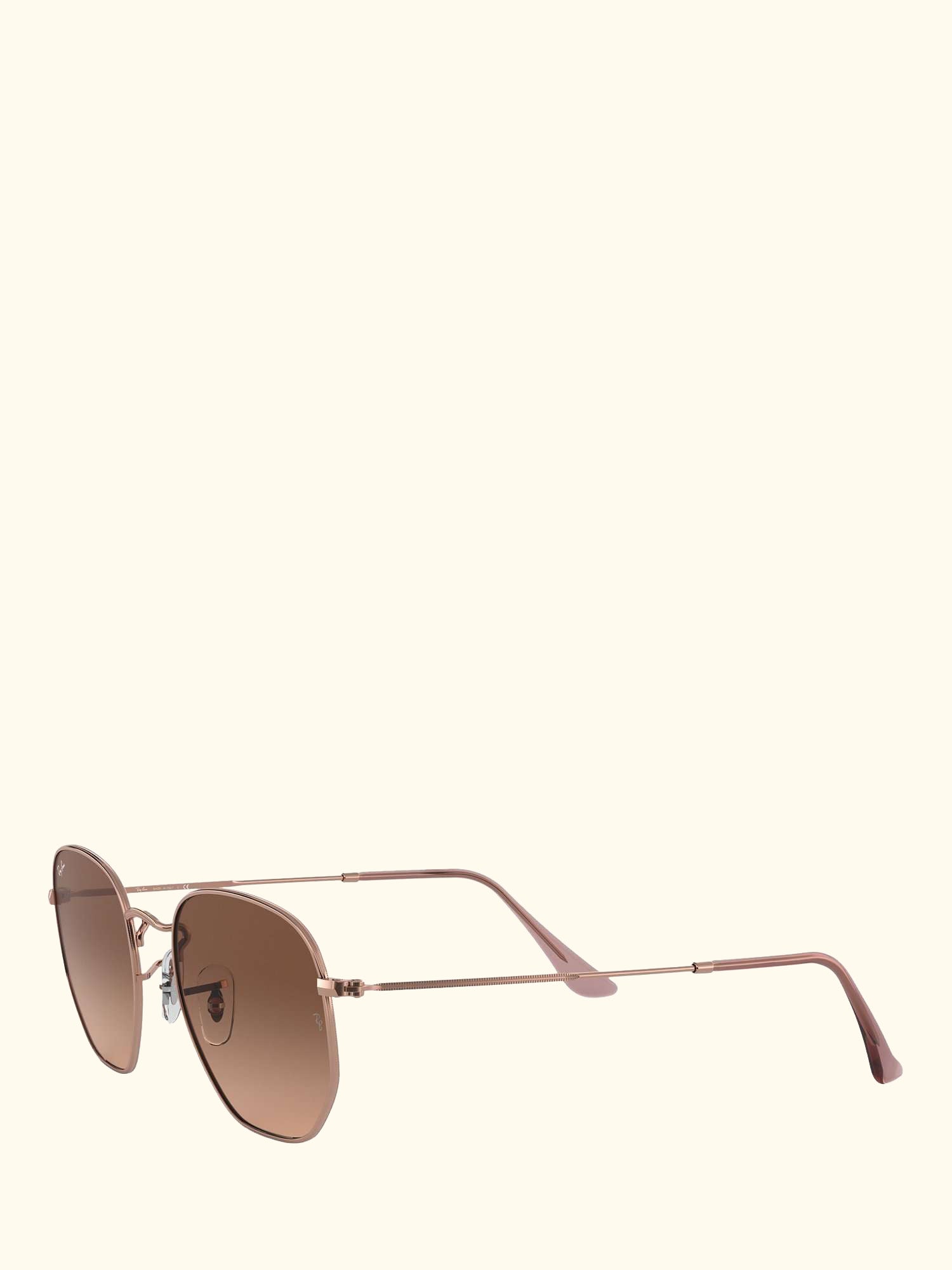 RB3548N Unisex Hexagonal Sunglasses, Copper/Brown Gradient