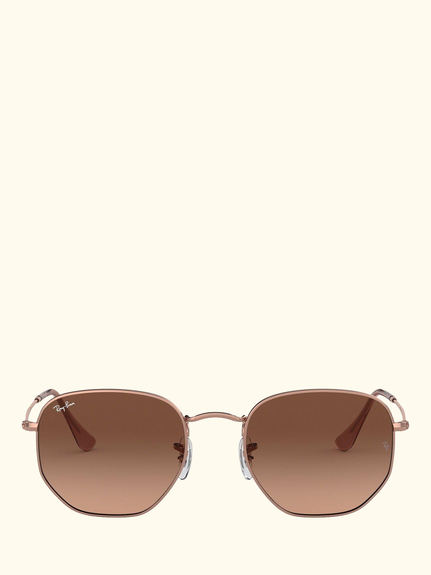 RB3548N Unisex Hexagonal Sunglasses, Copper/Brown Gradient