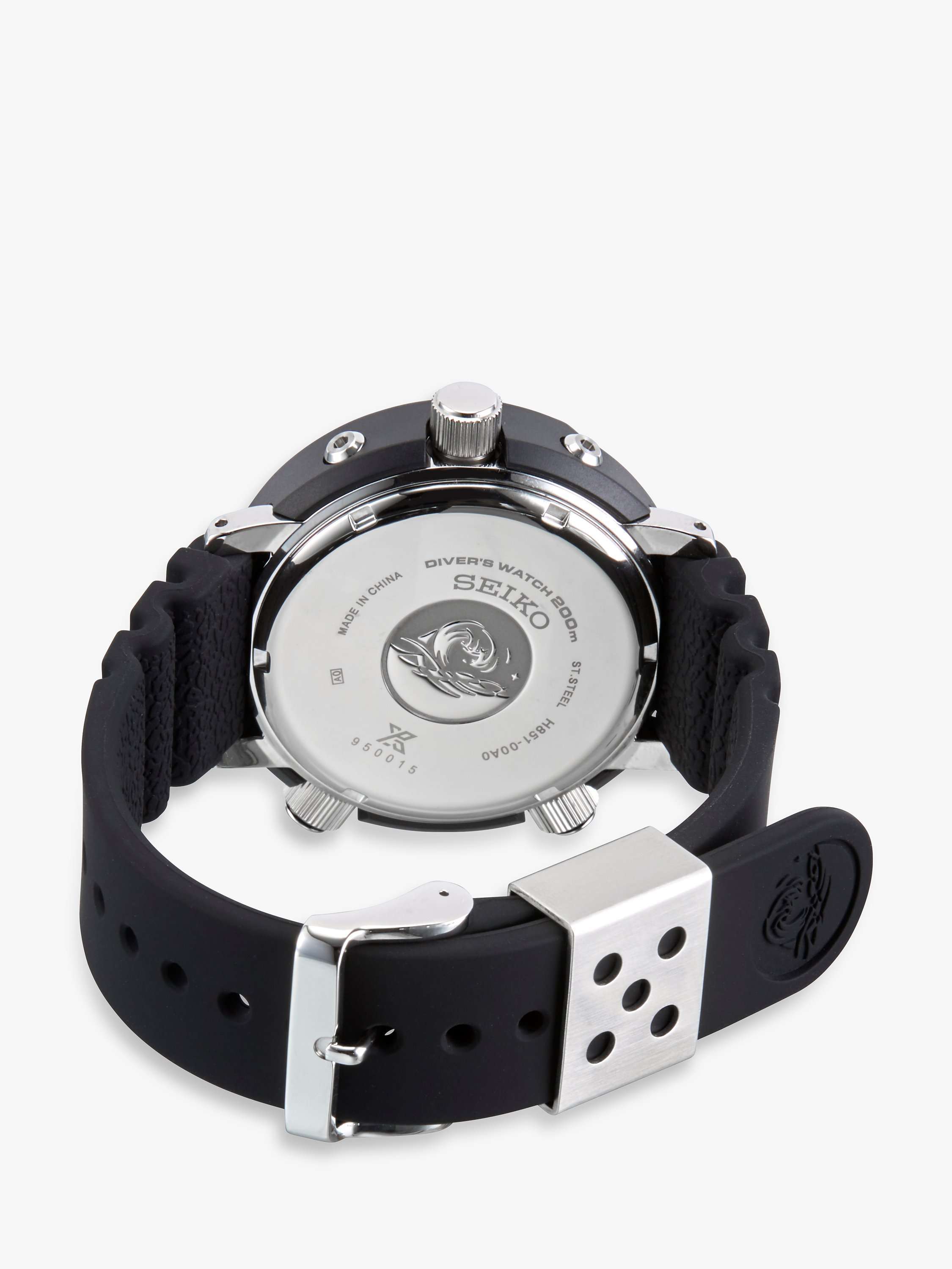 SNJ025P1 Men's Prospex Arnie Solar Date Silicone Strap Watch, Black