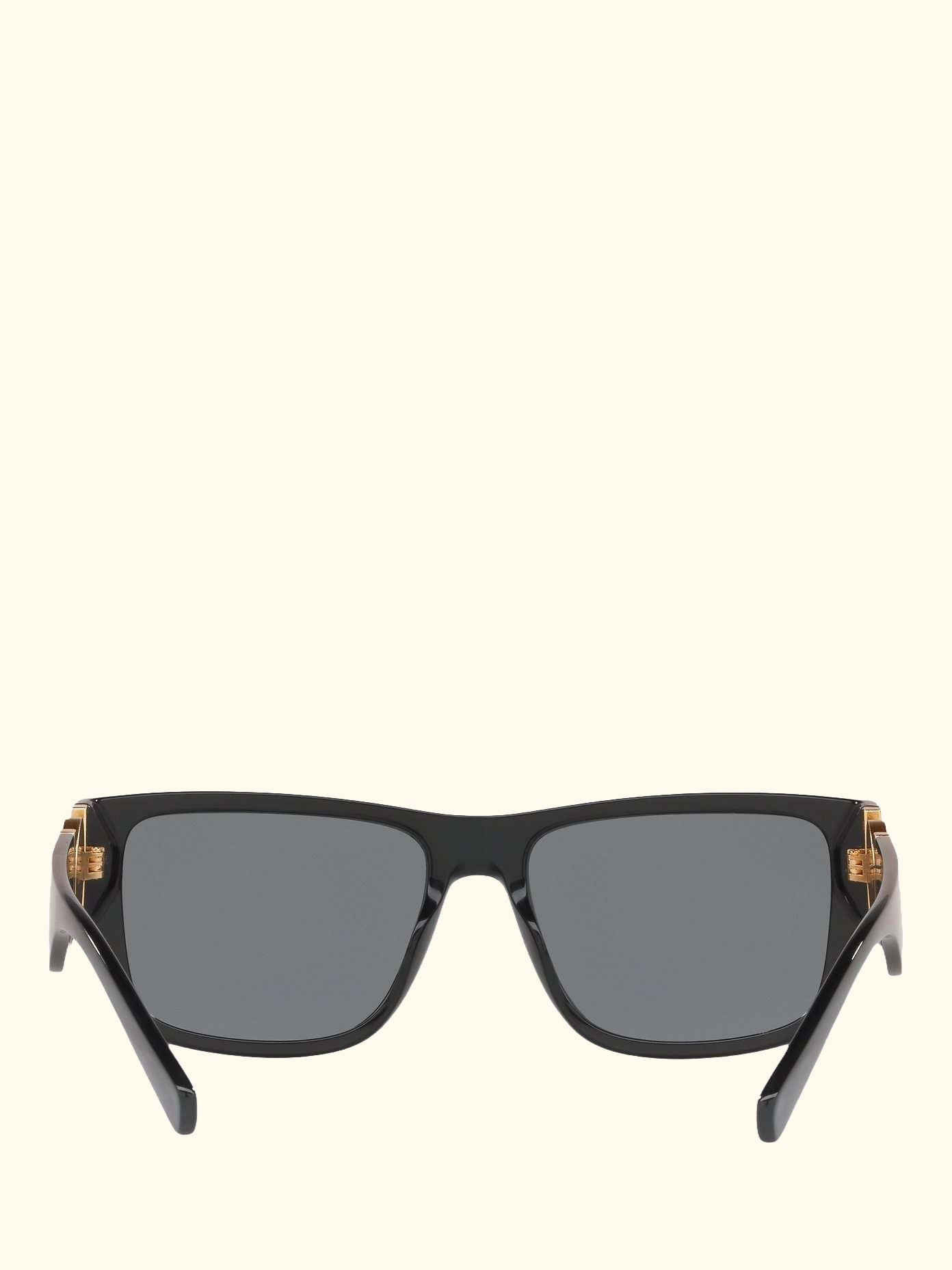 VE4369 Women's Polarised Square Sunglasses, Black/Grey