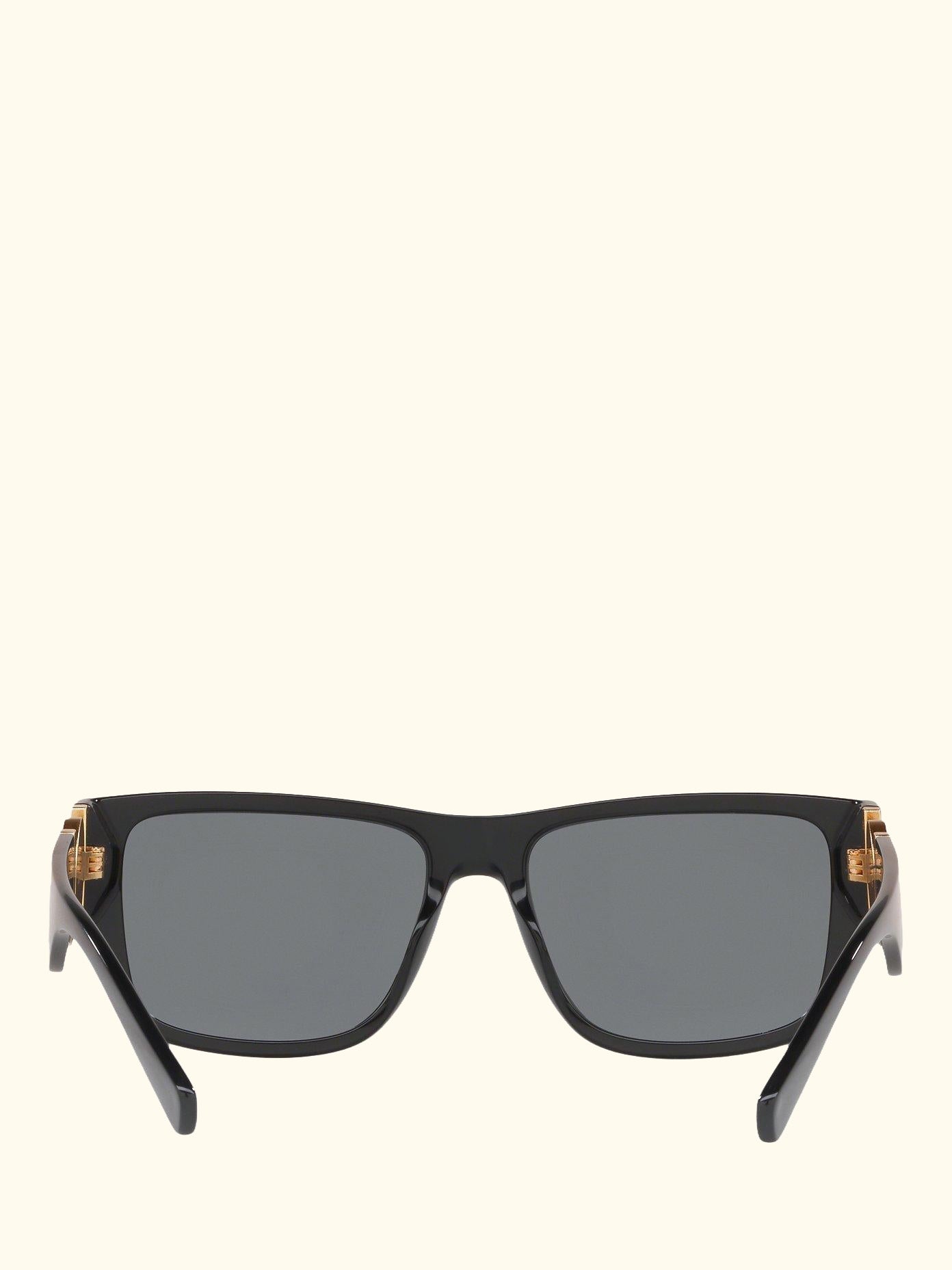 VE4369 Women's Polarised Square Sunglasses, Black/Grey