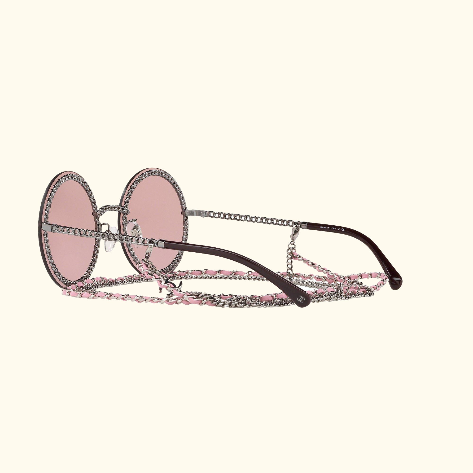 Round Sunglasses CH4245 Gunmetal/Rose