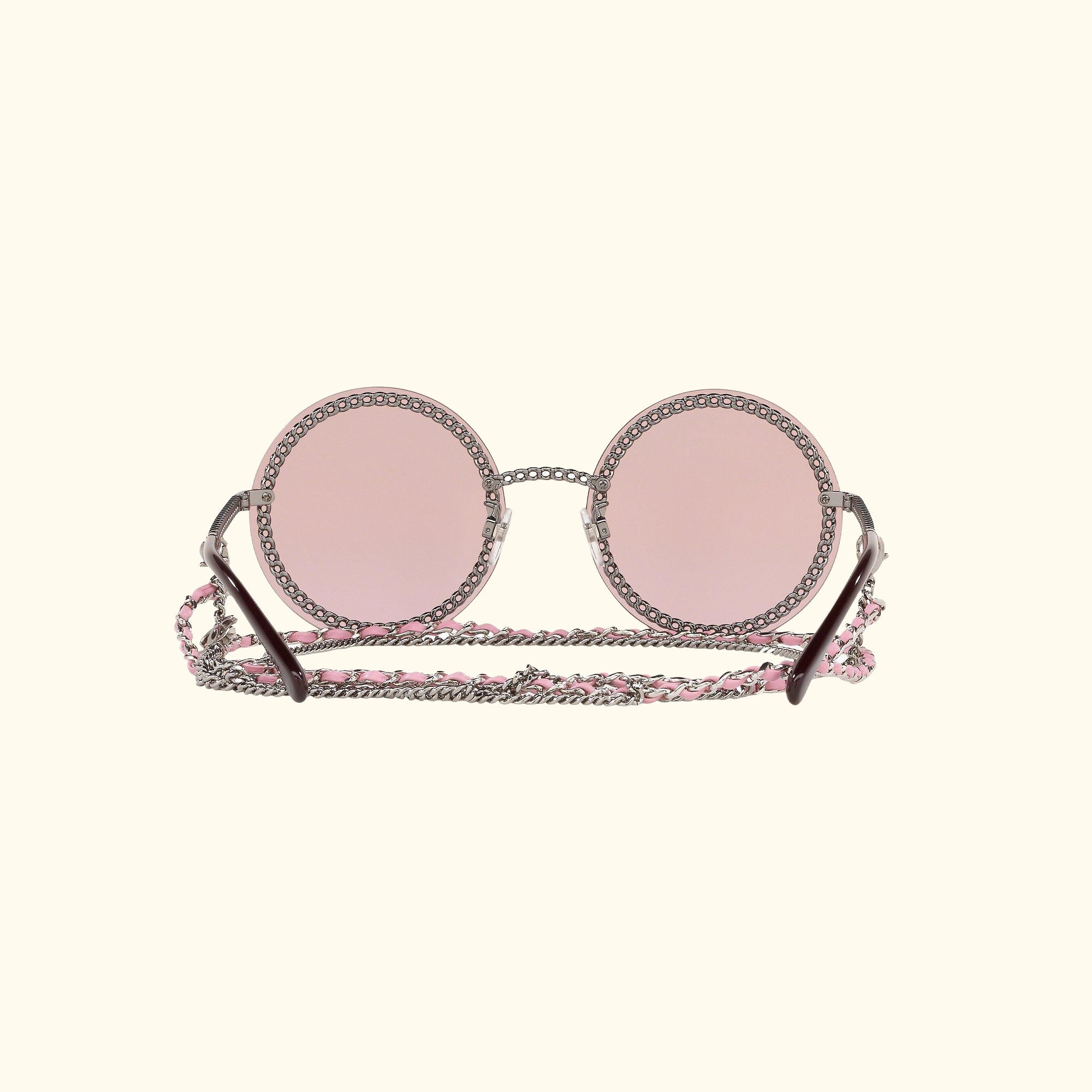 Round Sunglasses CH4245 Gunmetal/Rose