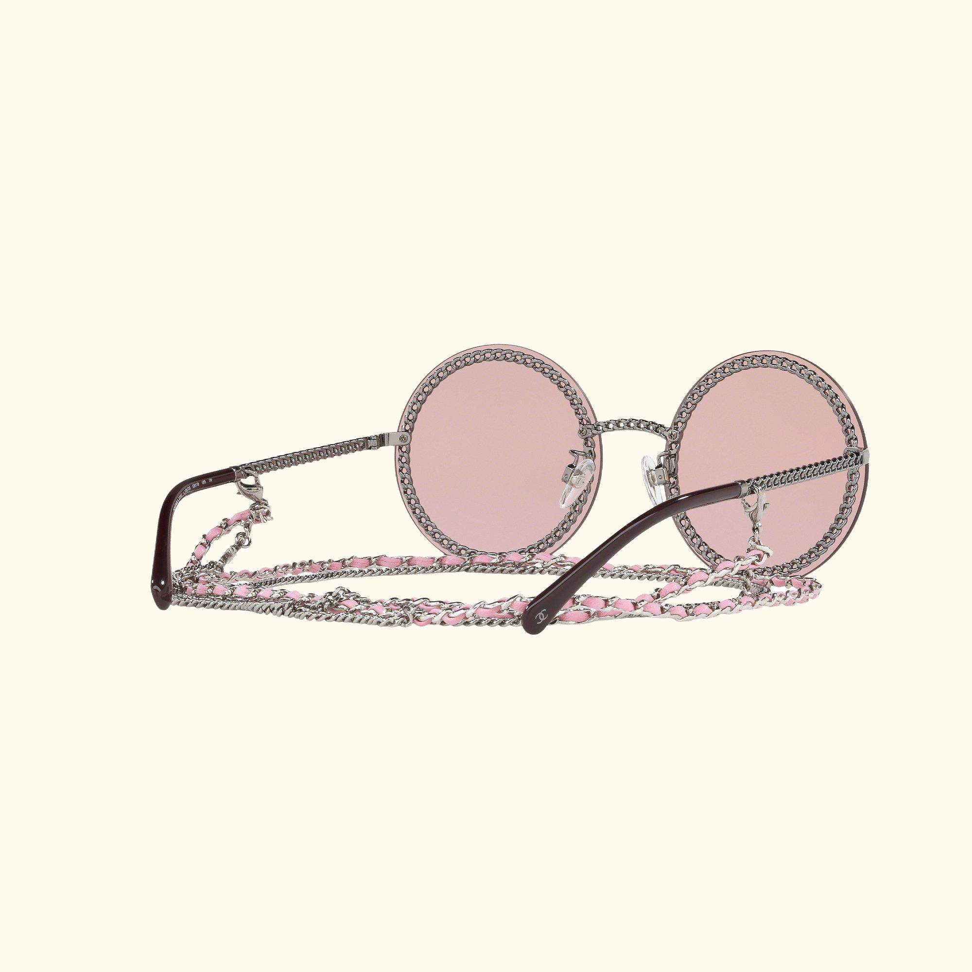 Round Sunglasses CH4245 Gunmetal/Rose