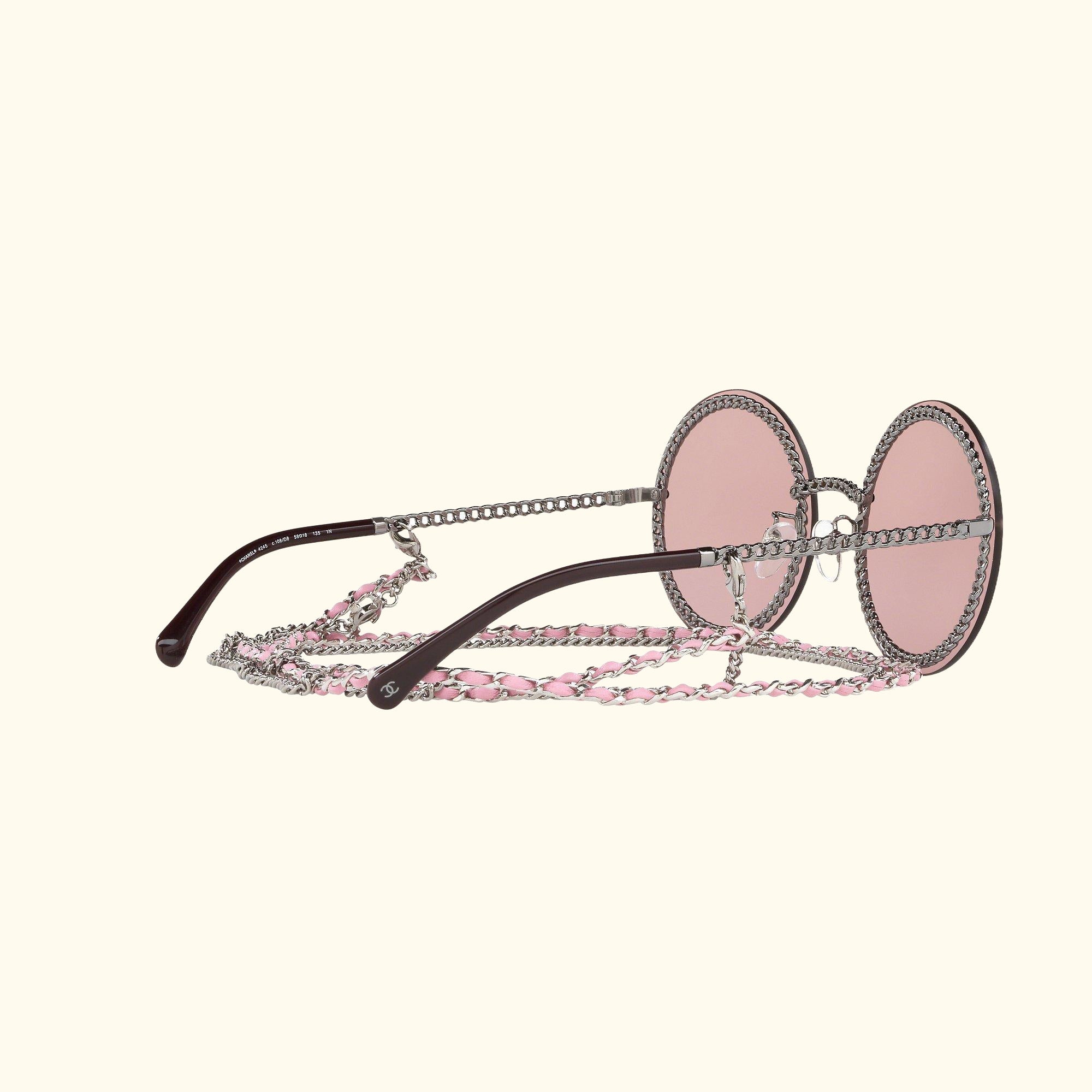 Round Sunglasses CH4245 Gunmetal/Rose