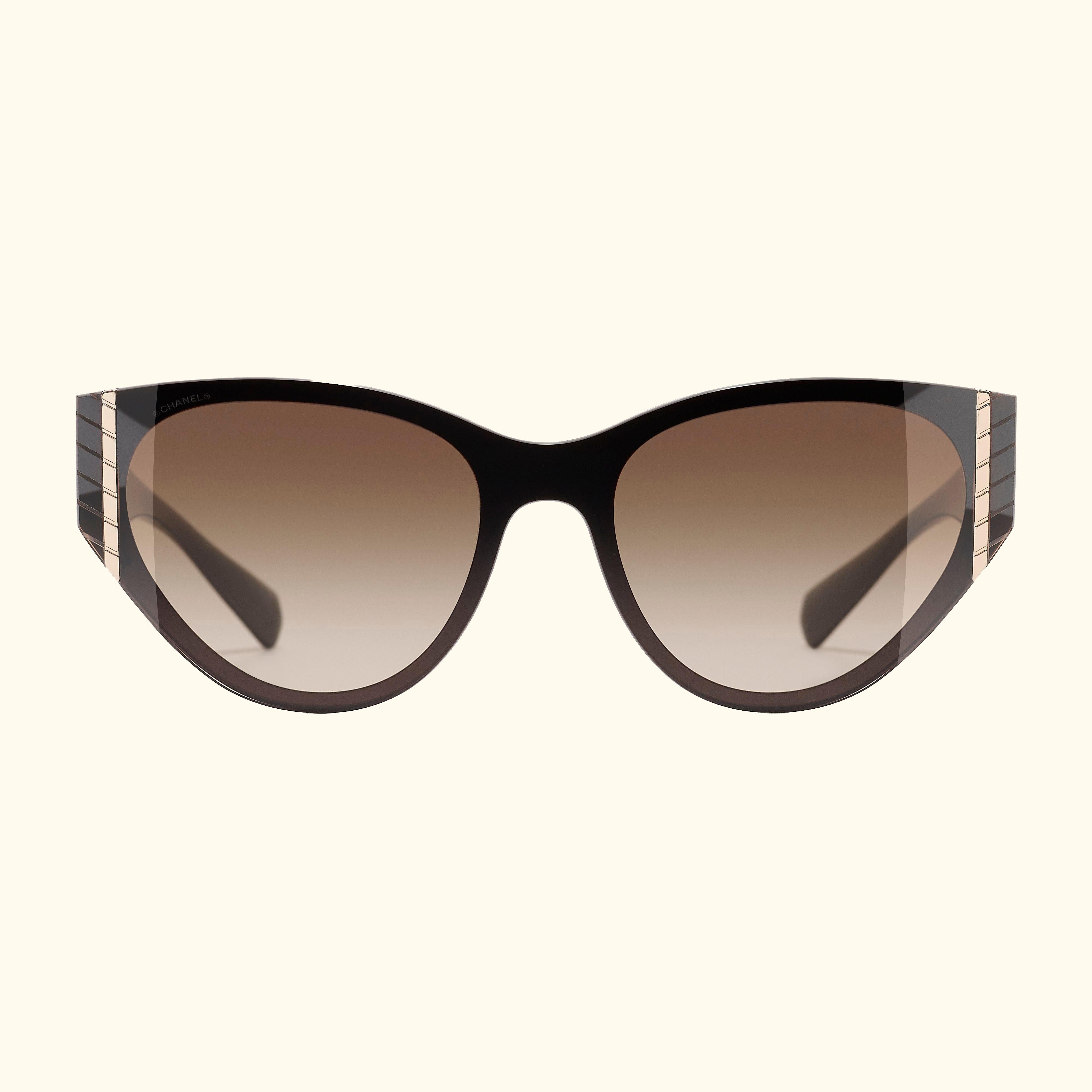 Oval Sunglasses CH6054 Dark Brown/Brown Gradient
