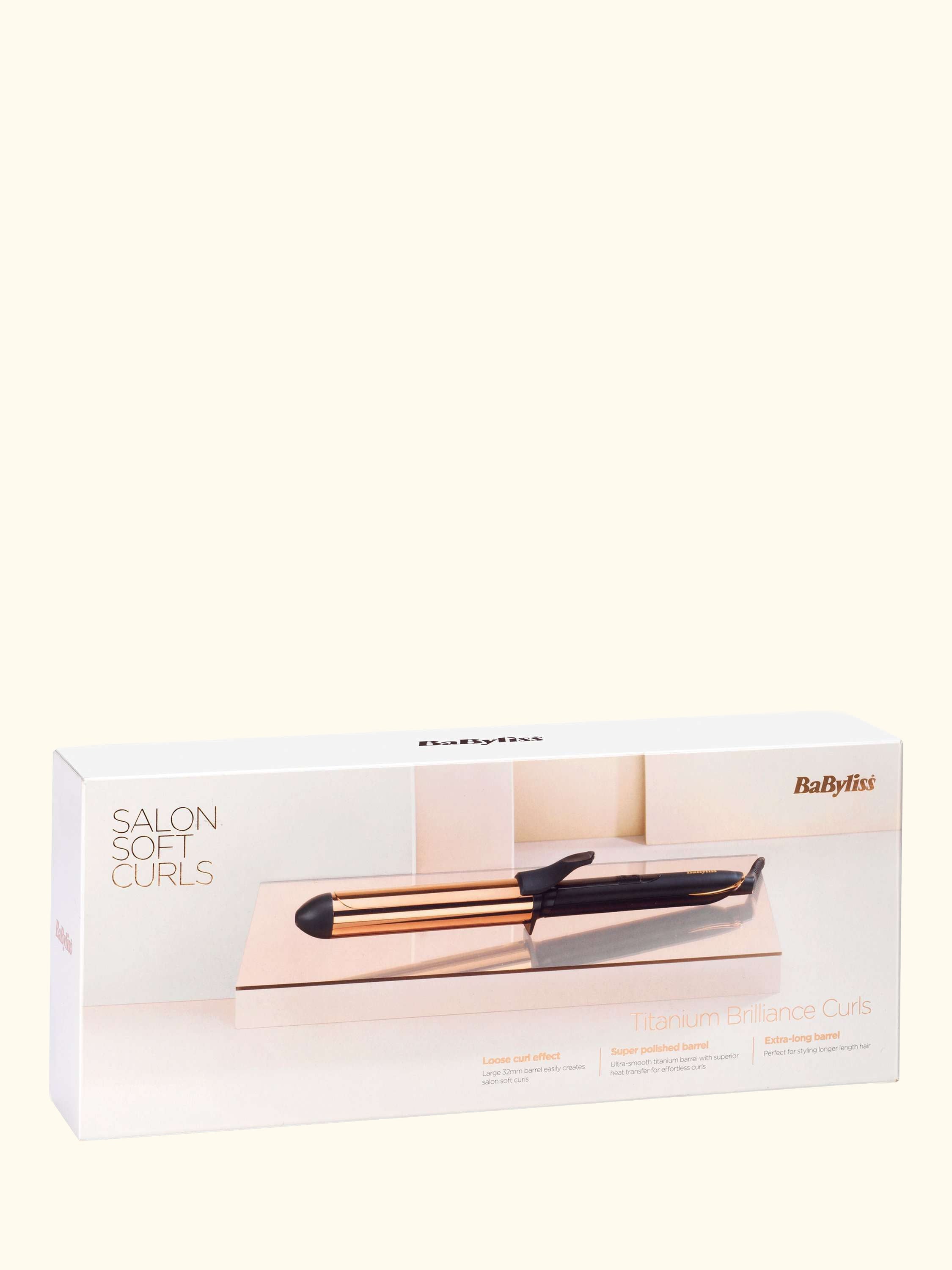 Titanium Brilliance Curls Hair Curler, Black