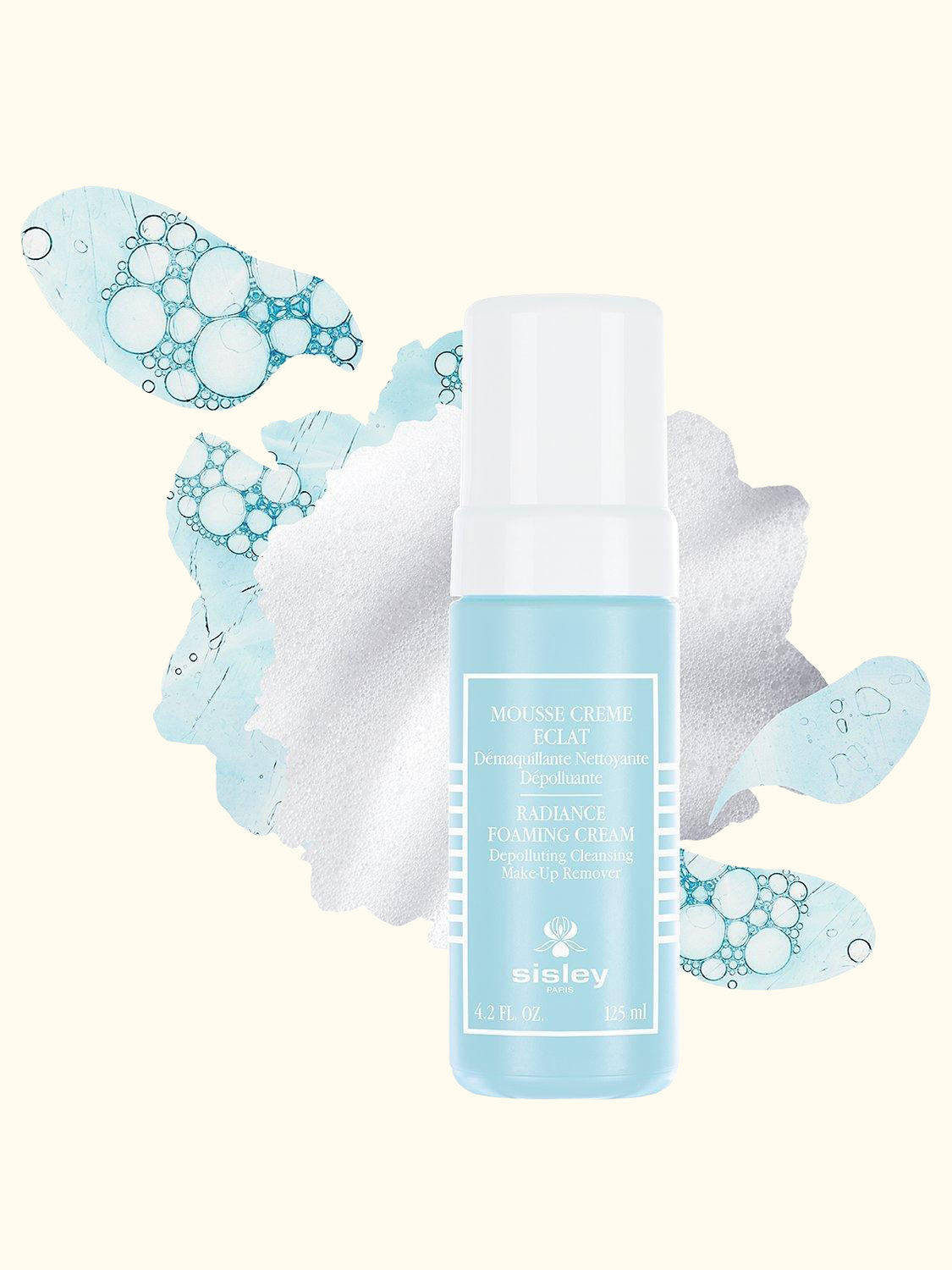 Radiance Foaming Cream Depolluting Cleansing Makeup Remover, 125ml