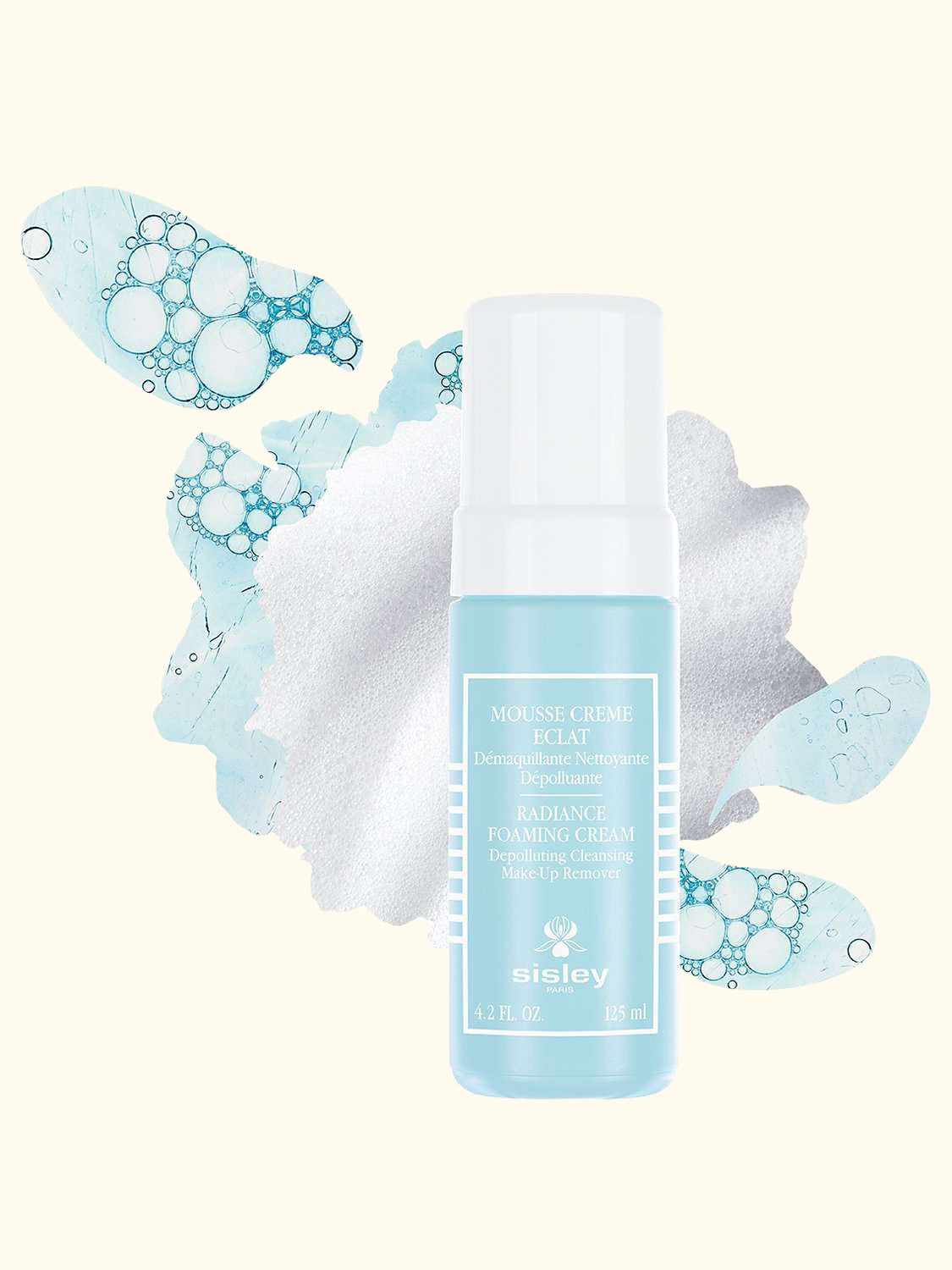 Radiance Foaming Cream Depolluting Cleansing Makeup Remover, 125ml