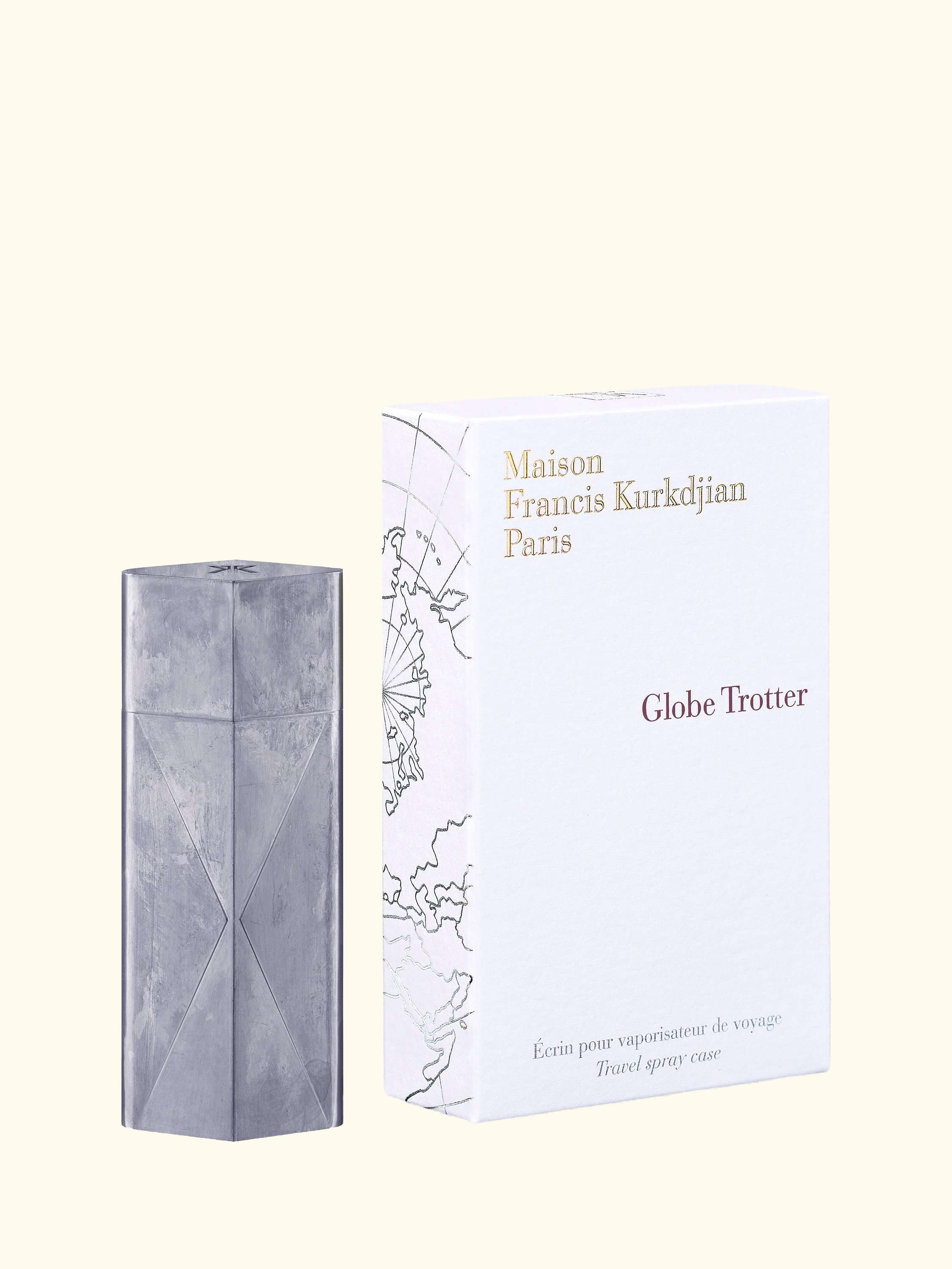 Globe Trotter Travel Spray Case, Zinc Edition, 11ml
