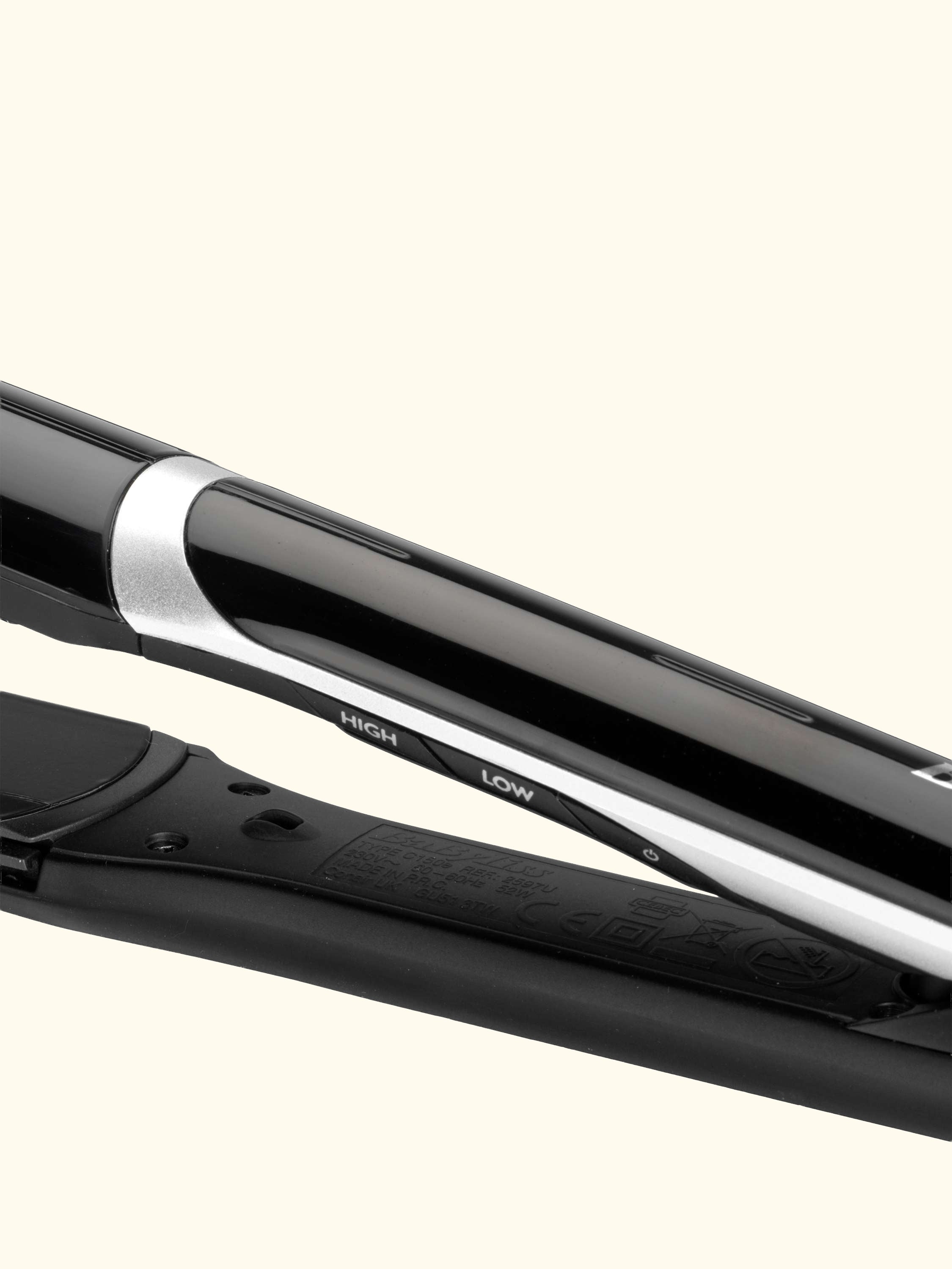 Super Smooth Wide Hair Straighteners, Black