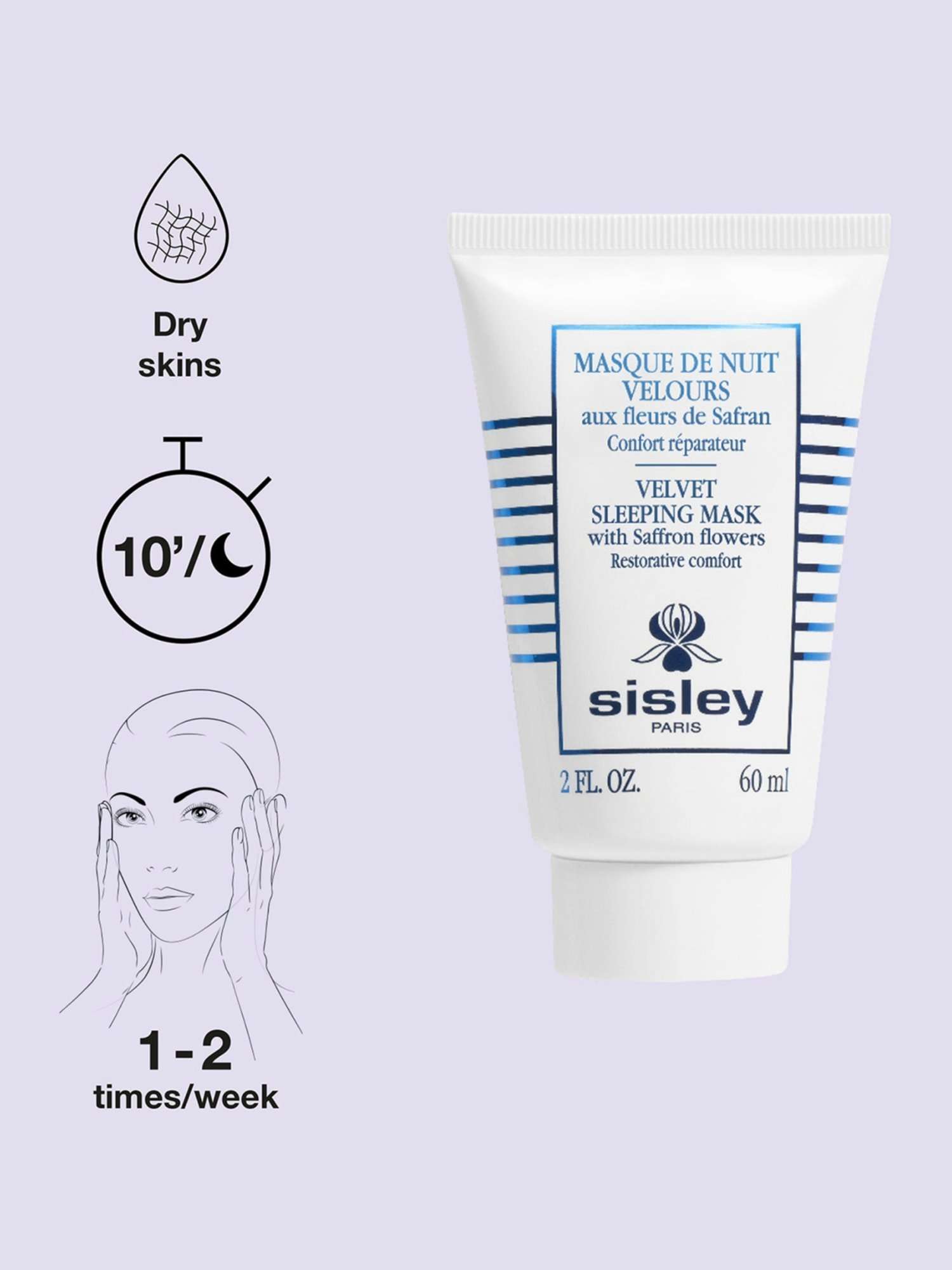 Velvet Sleeping Mask, 60ml