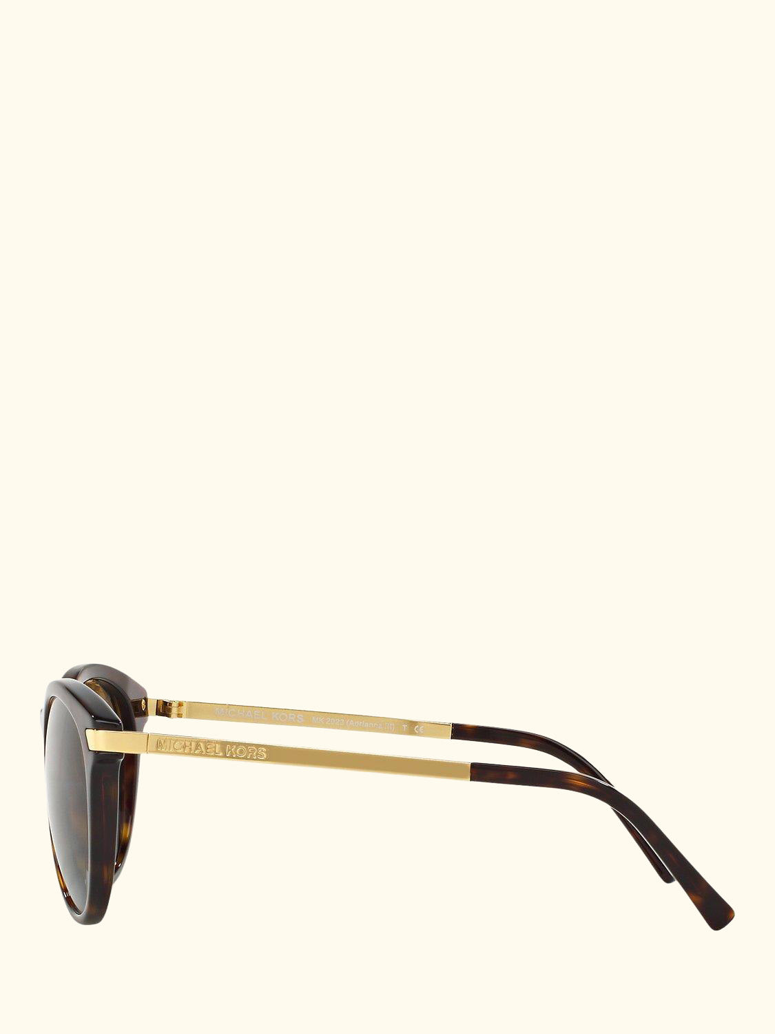MK2023 Women's Polarised Round Sunglasses, Tortoise/Brown Gradient