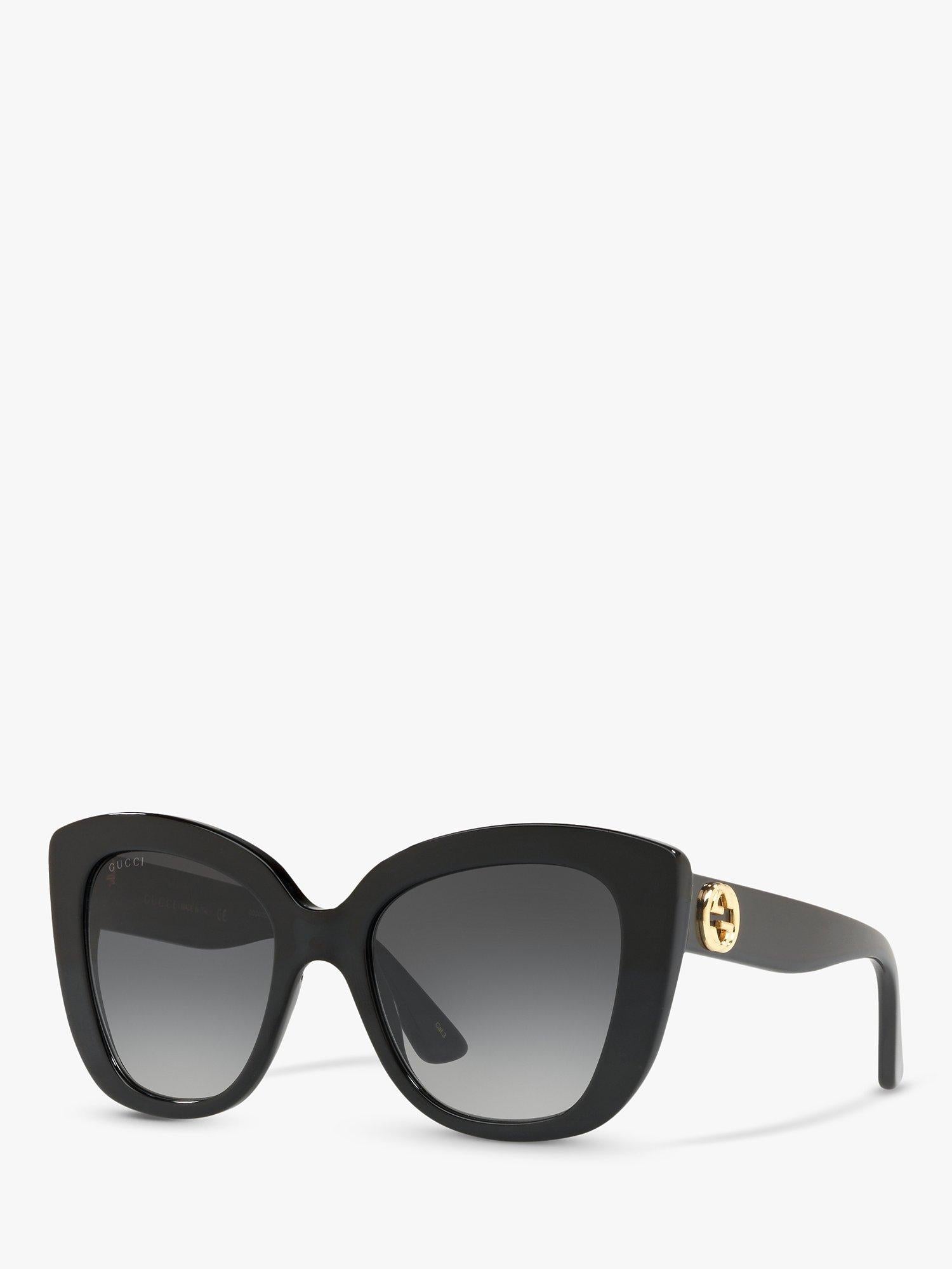 GC001150 Women's Cat's Eye Sunglasses, Black/Grey Gradient