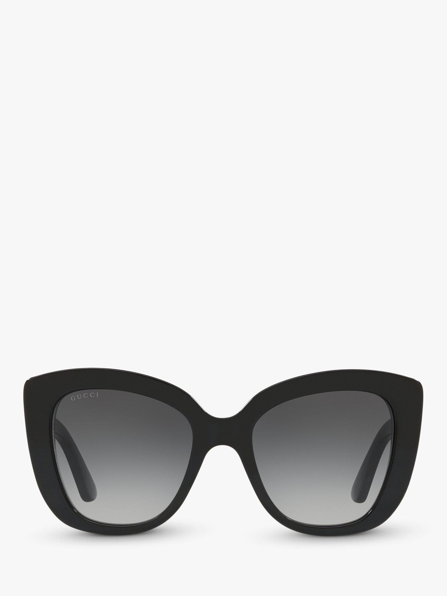 GC001150 Women's Cat's Eye Sunglasses, Black/Grey Gradient