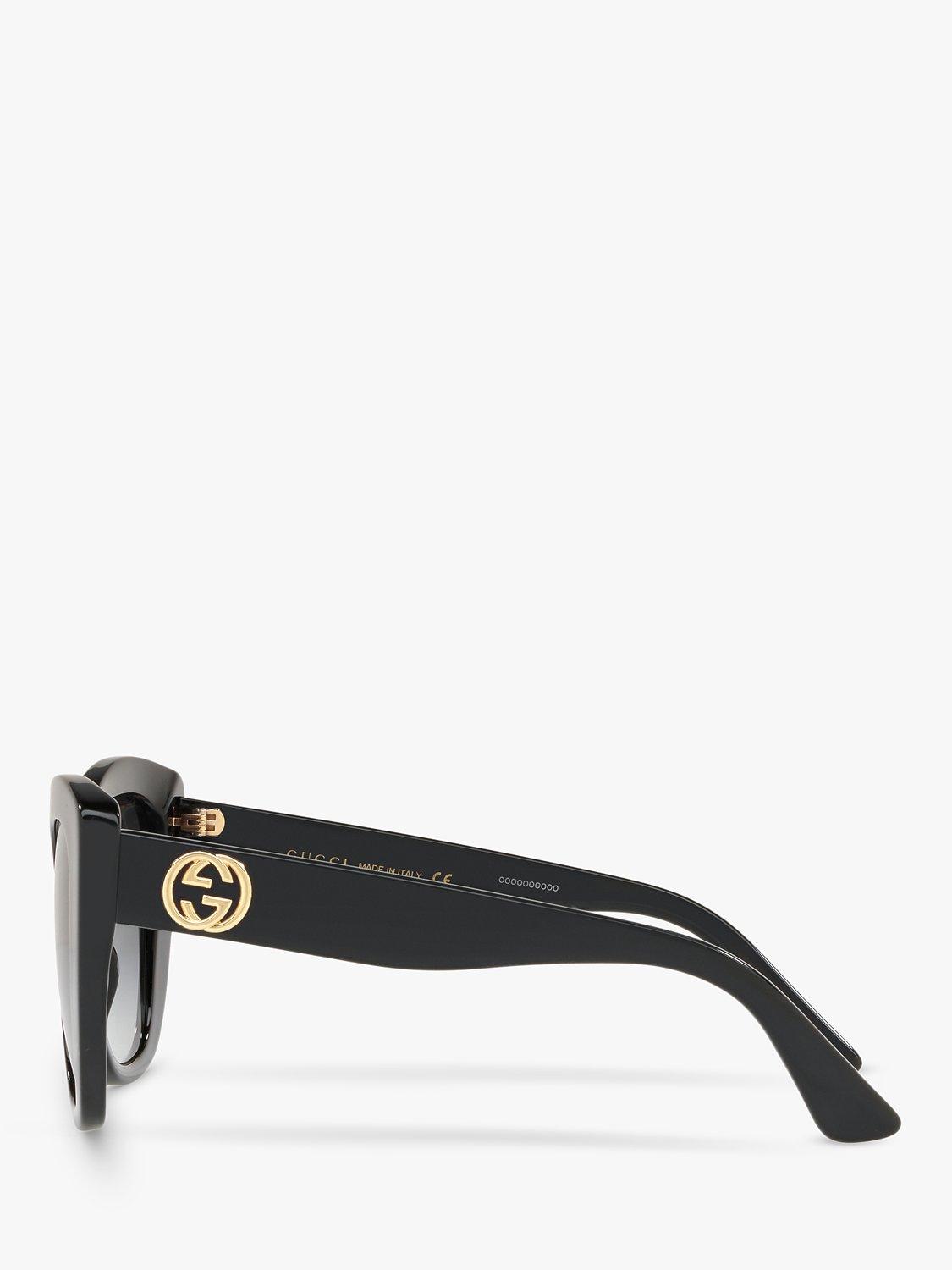 GC001150 Women's Cat's Eye Sunglasses, Black/Grey Gradient