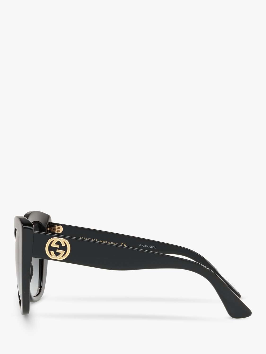 GC001150 Women's Cat's Eye Sunglasses, Black/Grey Gradient