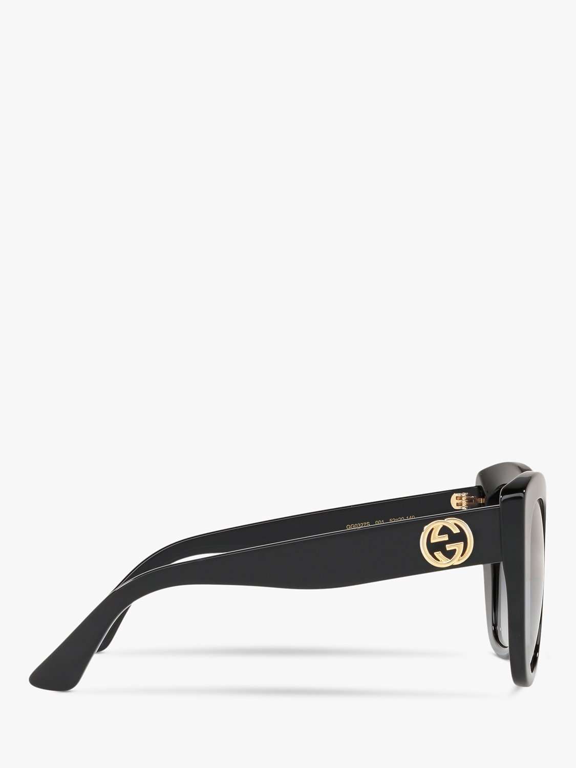 GC001150 Women's Cat's Eye Sunglasses, Black/Grey Gradient