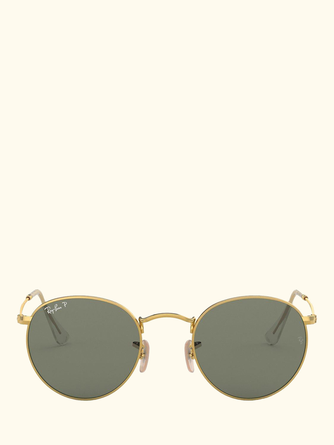 RB3447 Men's Polarised Round Metal Sunglasses