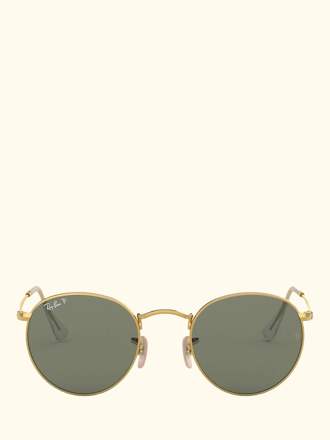 RB3447 Men's Polarised Round Metal Sunglasses