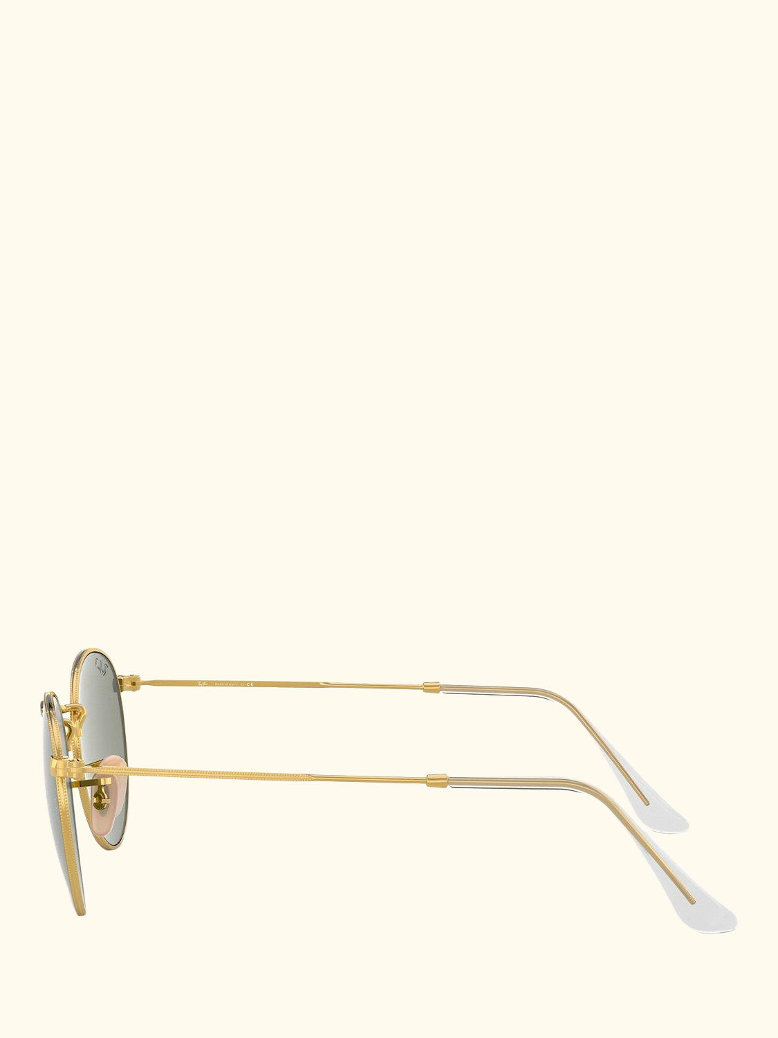 RB3447 Men's Polarised Round Metal Sunglasses
