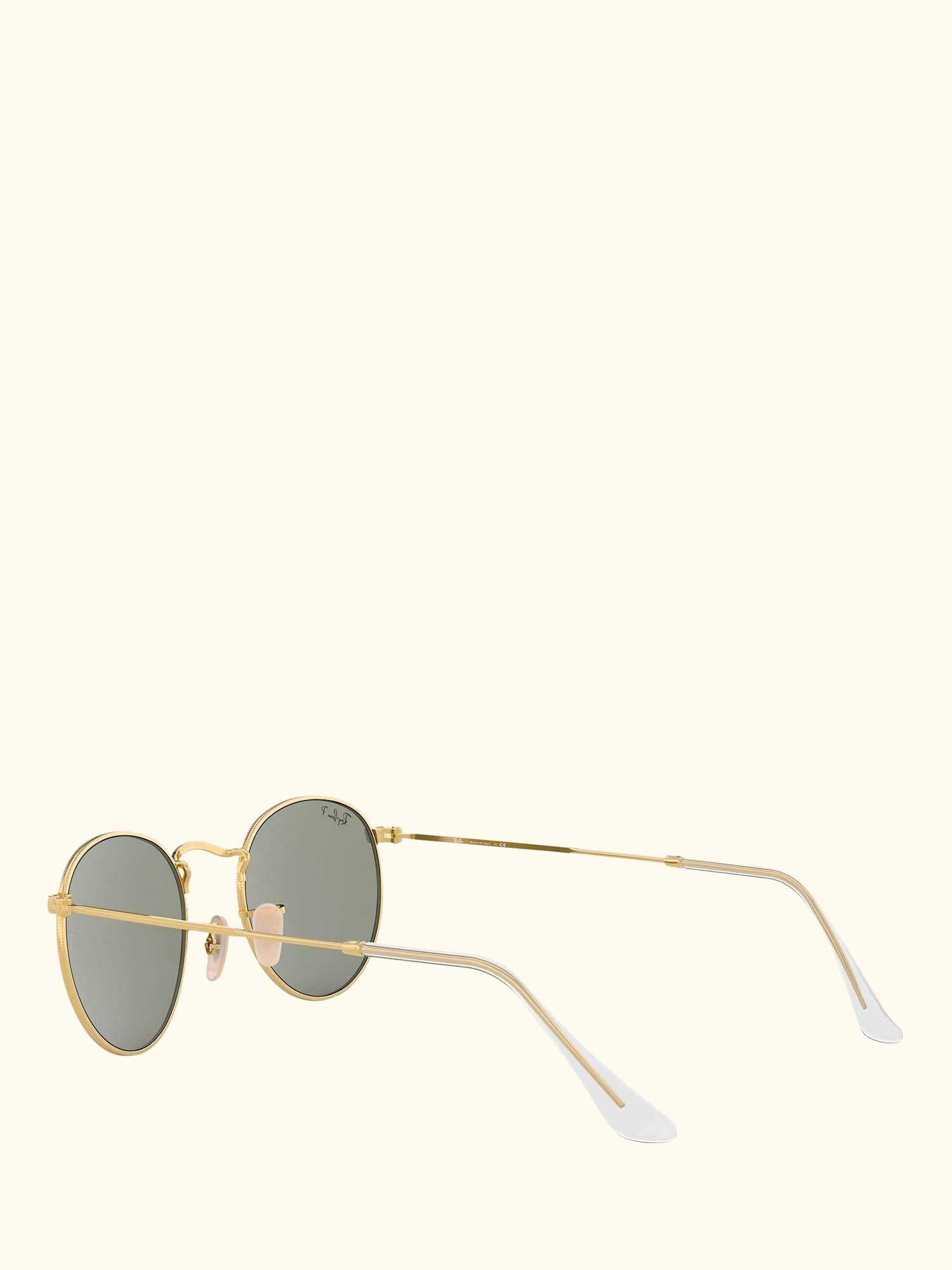 RB3447 Men's Polarised Round Metal Sunglasses