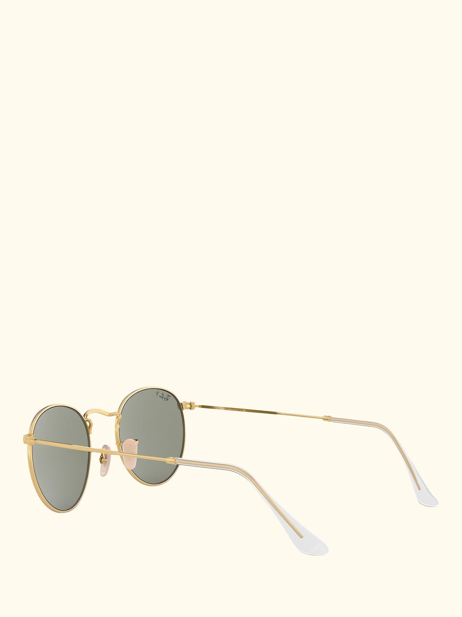 RB3447 Men's Polarised Round Metal Sunglasses