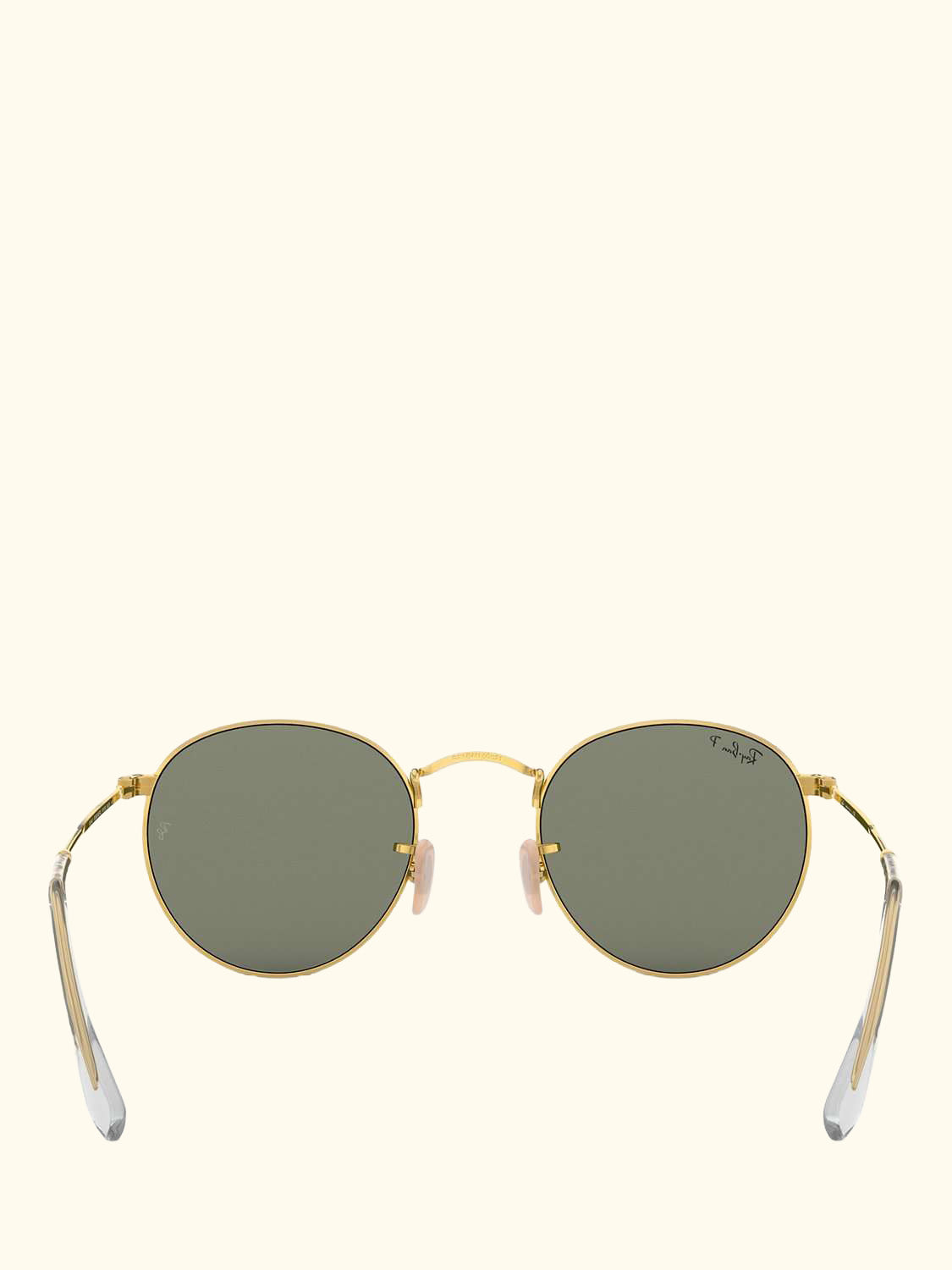 RB3447 Men's Polarised Round Metal Sunglasses