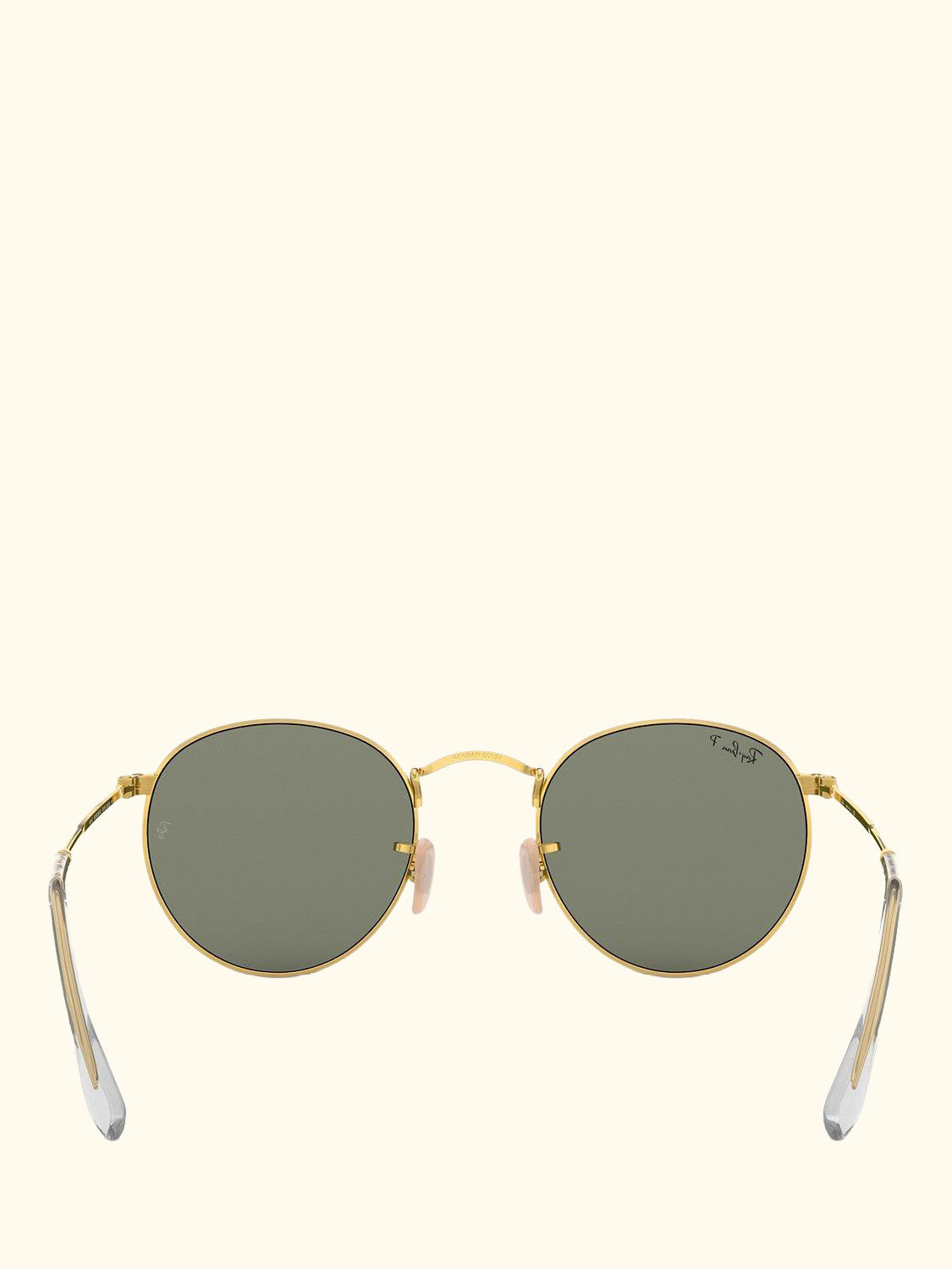 RB3447 Men's Polarised Round Metal Sunglasses