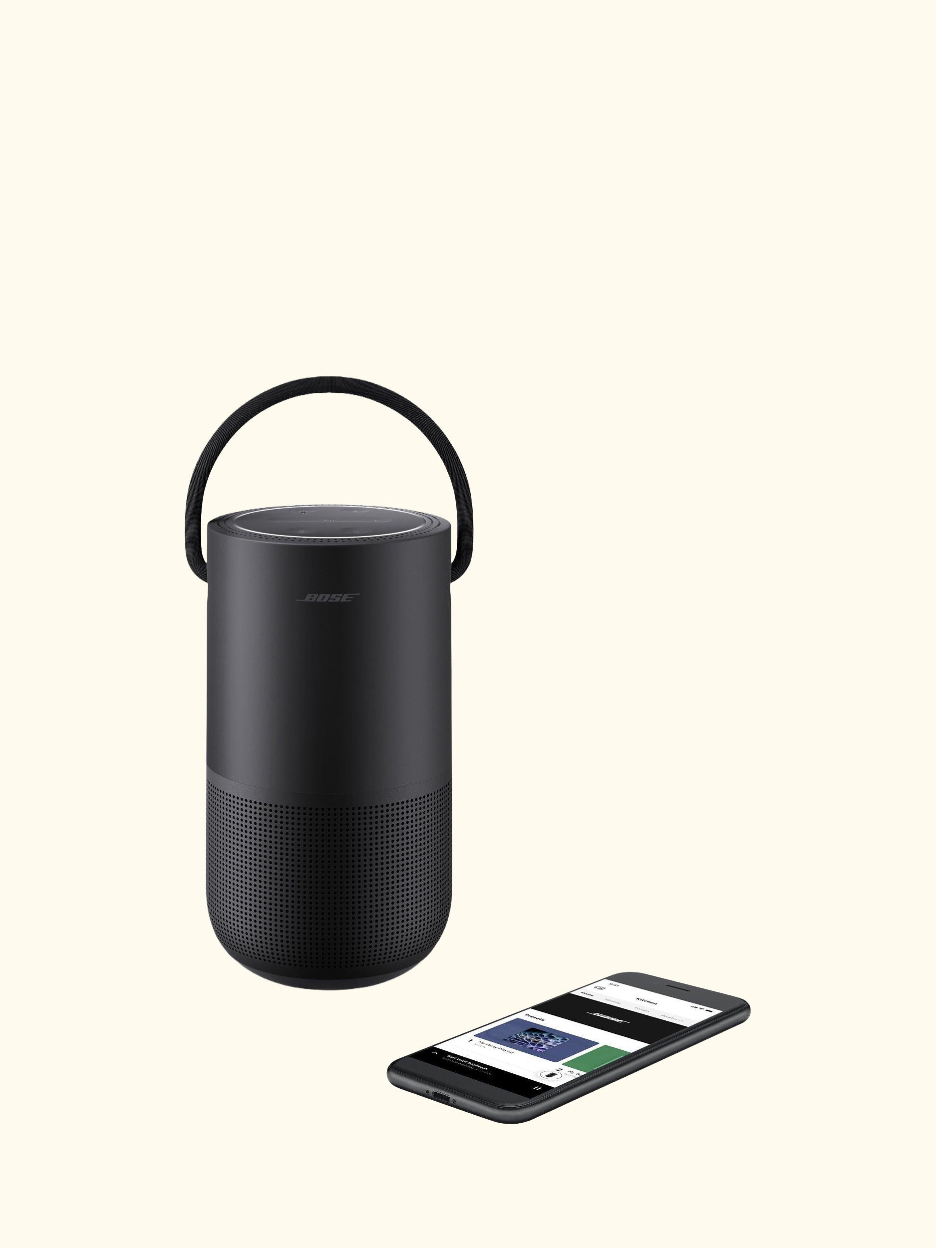 Portable Home Smart Speaker with Voice Recognition and Control