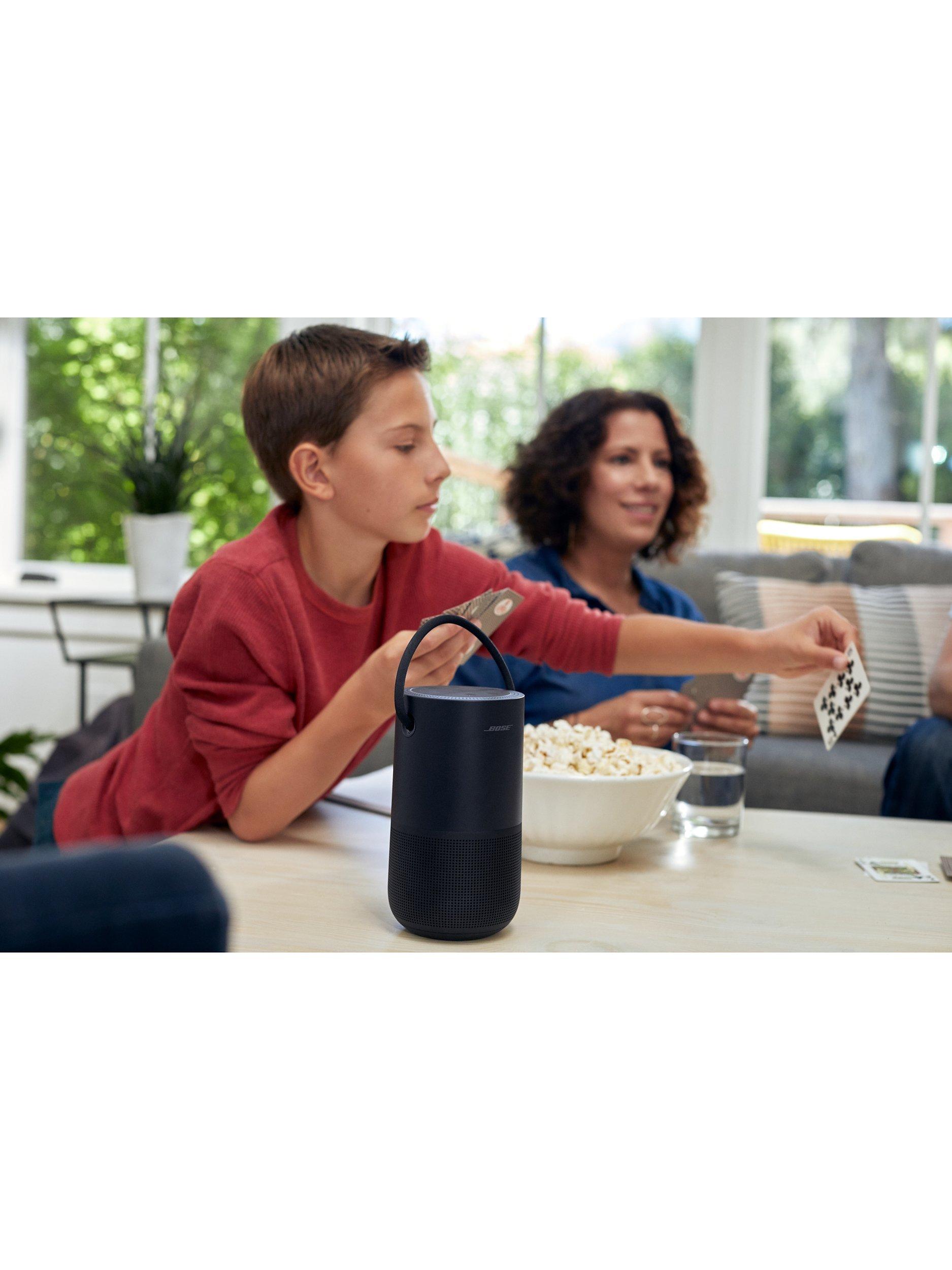 Portable Home Smart Speaker with Voice Recognition and Control