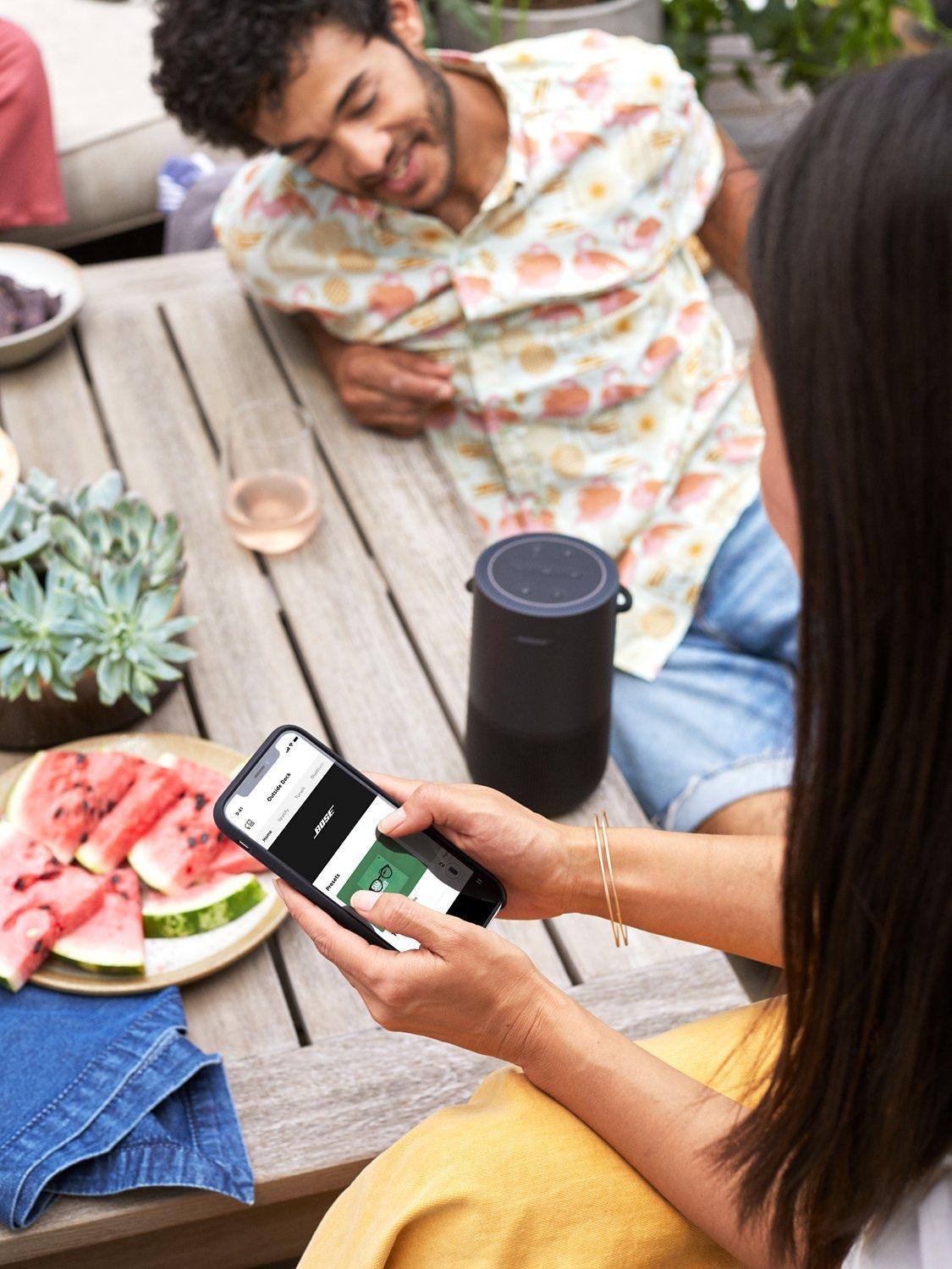 Portable Home Smart Speaker with Voice Recognition and Control