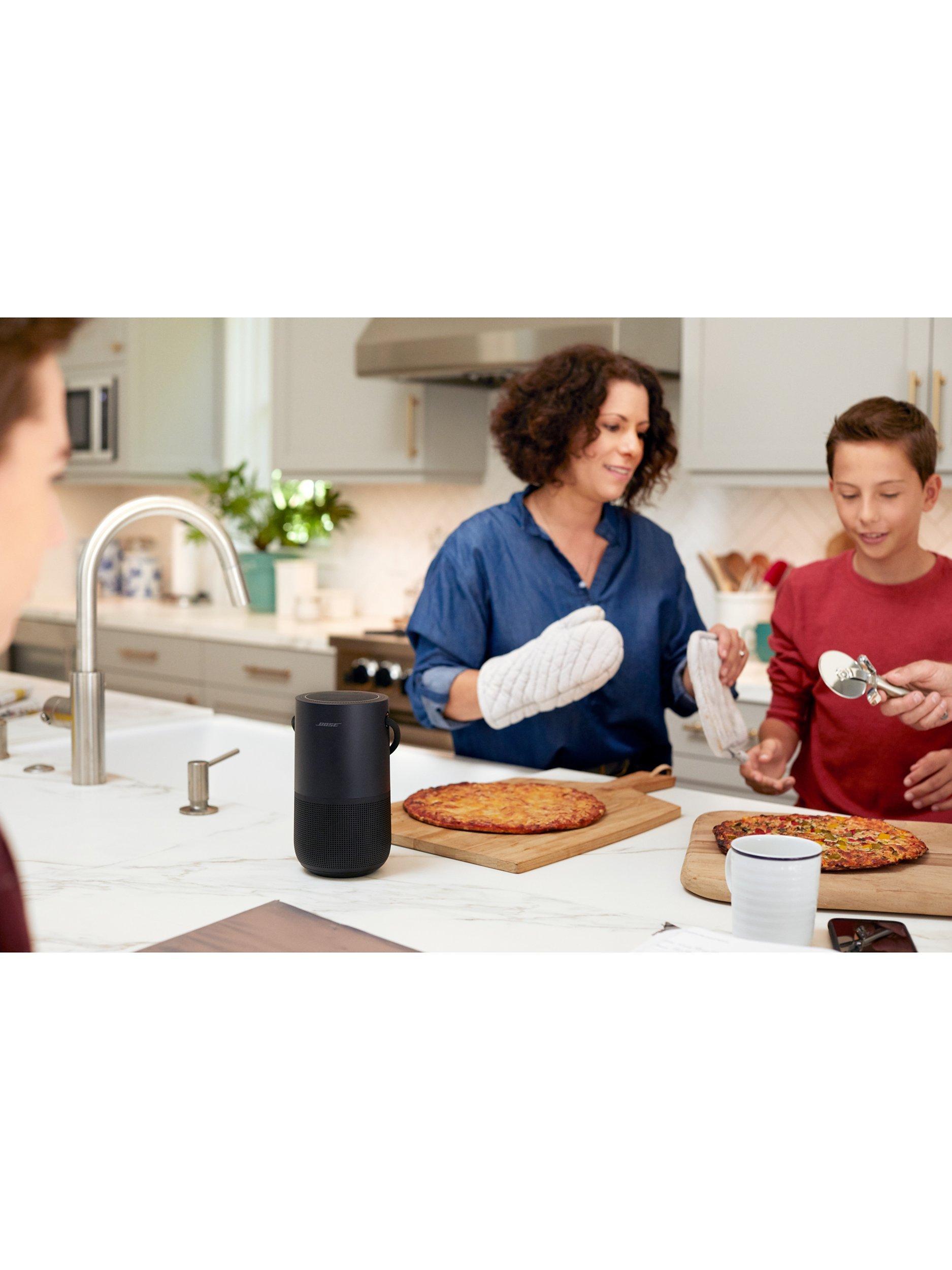 Portable Home Smart Speaker with Voice Recognition and Control