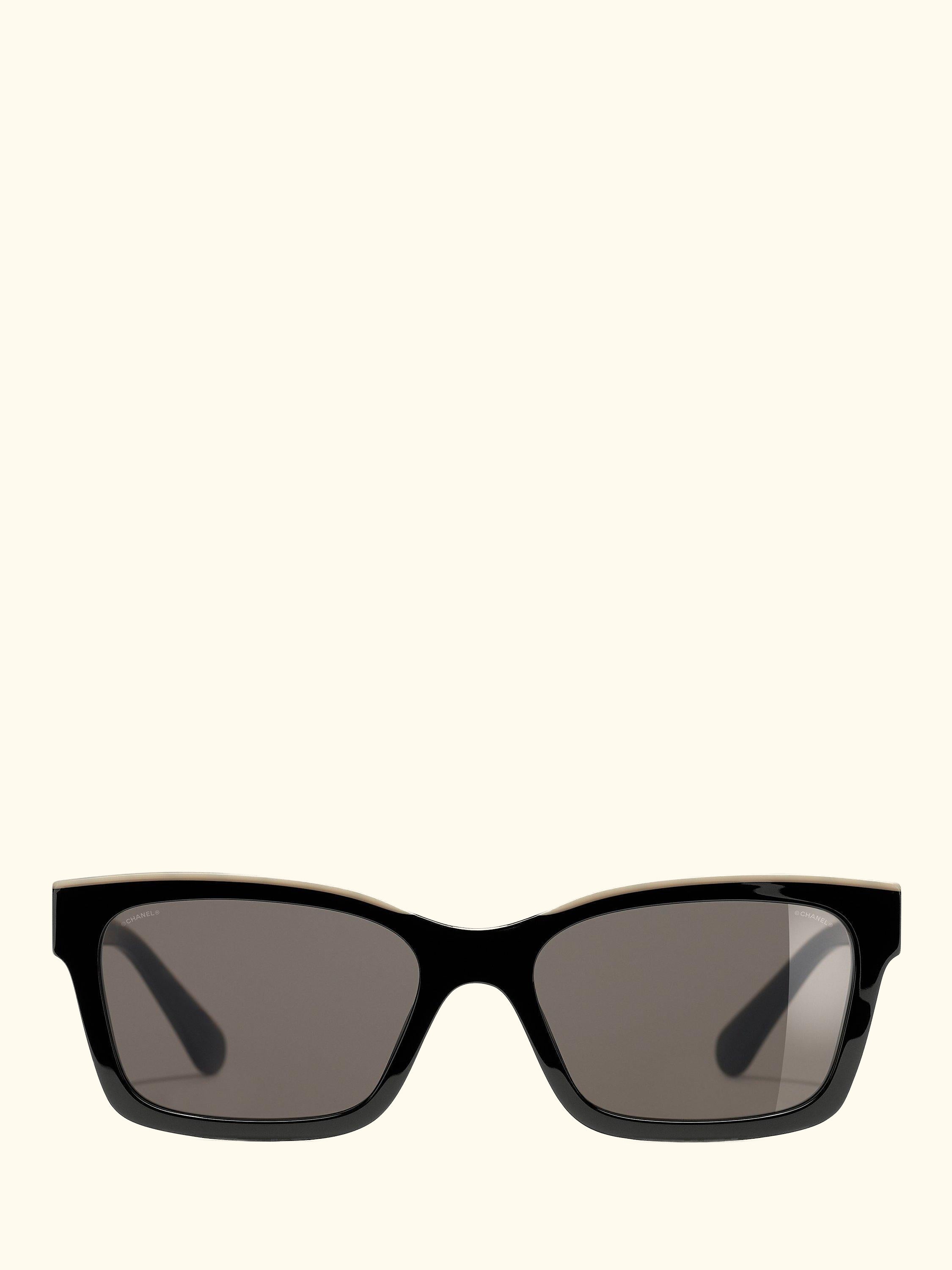 Square Sunglasses CH5417 Black/Beige