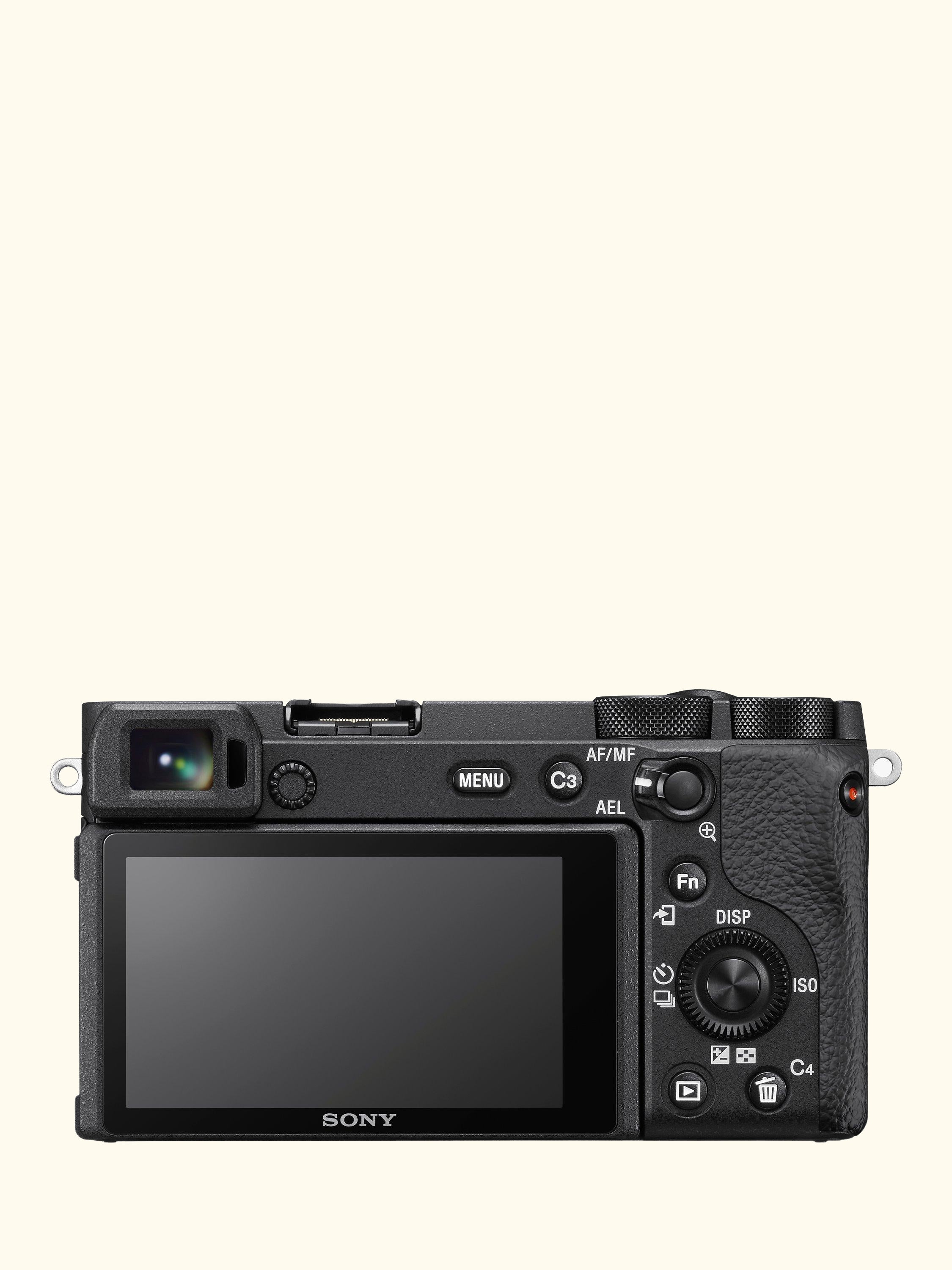 A6600 Compact System Camera with 18-135mm OSS Lens, 4K Ultra HD, 24.2MP, OLED Viewfinder, Wi-Fi, Bluetooth, NFC, 3" Tilting Touch Screen, Black