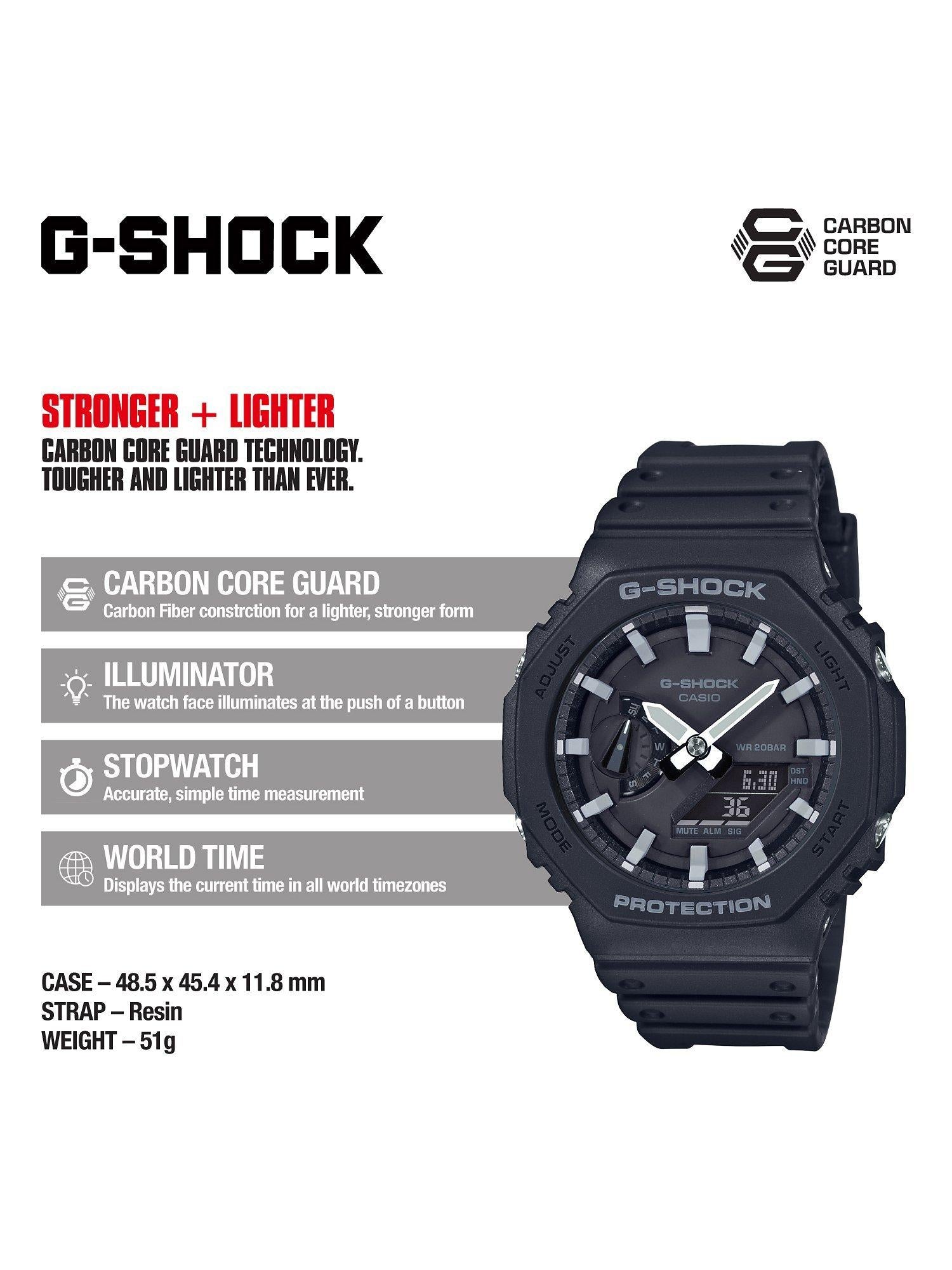 Men's G-Shock Day Resin Strap Watch