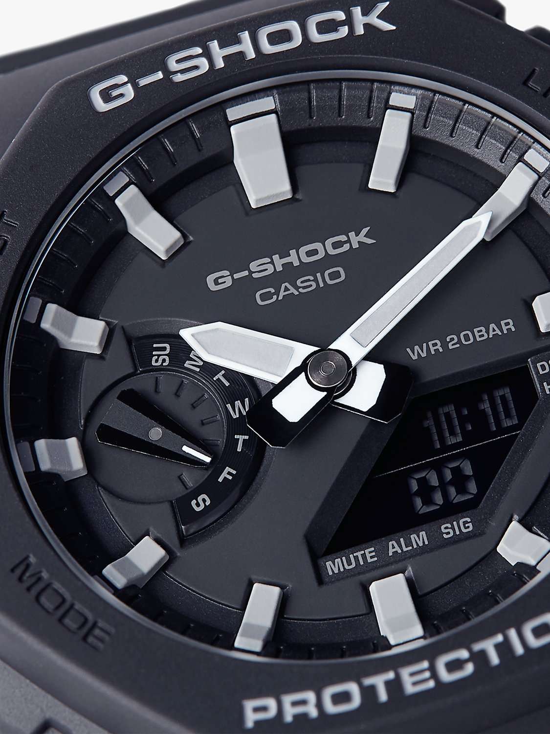 Men's G-Shock Day Resin Strap Watch