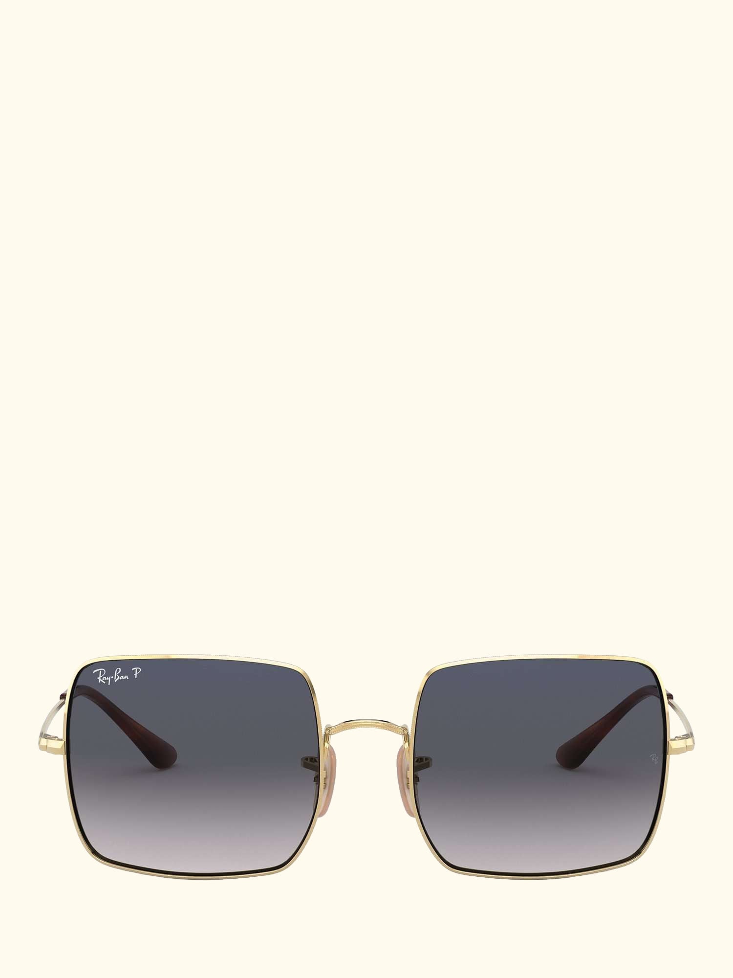 RB1971 Women's Square Polarised Sunglasses, Gold