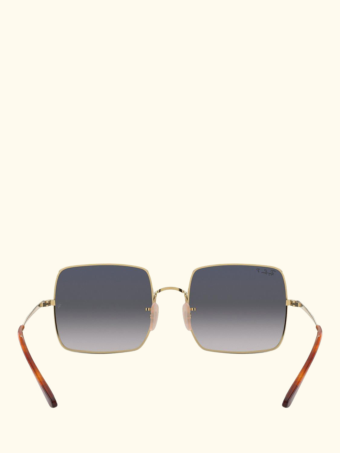 RB1971 Women's Square Polarised Sunglasses, Gold