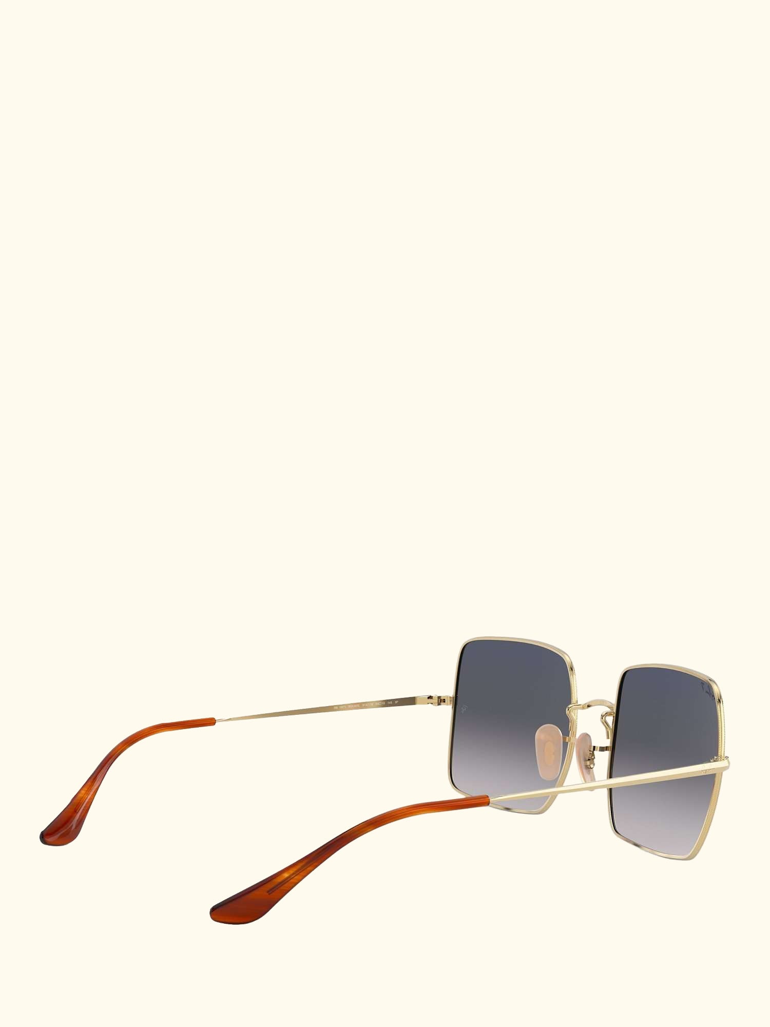 RB1971 Women's Square Polarised Sunglasses, Gold